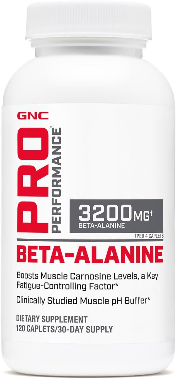Pro Performance Beta-Alanine 120 Tablets Supplement for Muscle Function by GNC