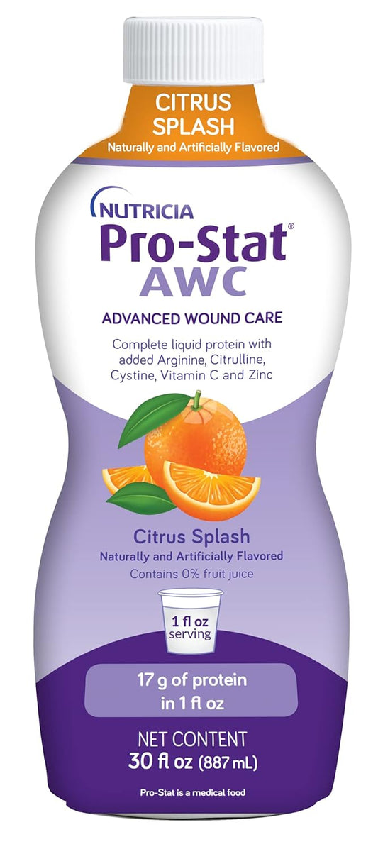 Pro-Stat Advanced Wound Care Liquid Protein Medical Food - Citrus Splash Punch Flavor, 30 Fl Oz Bottle