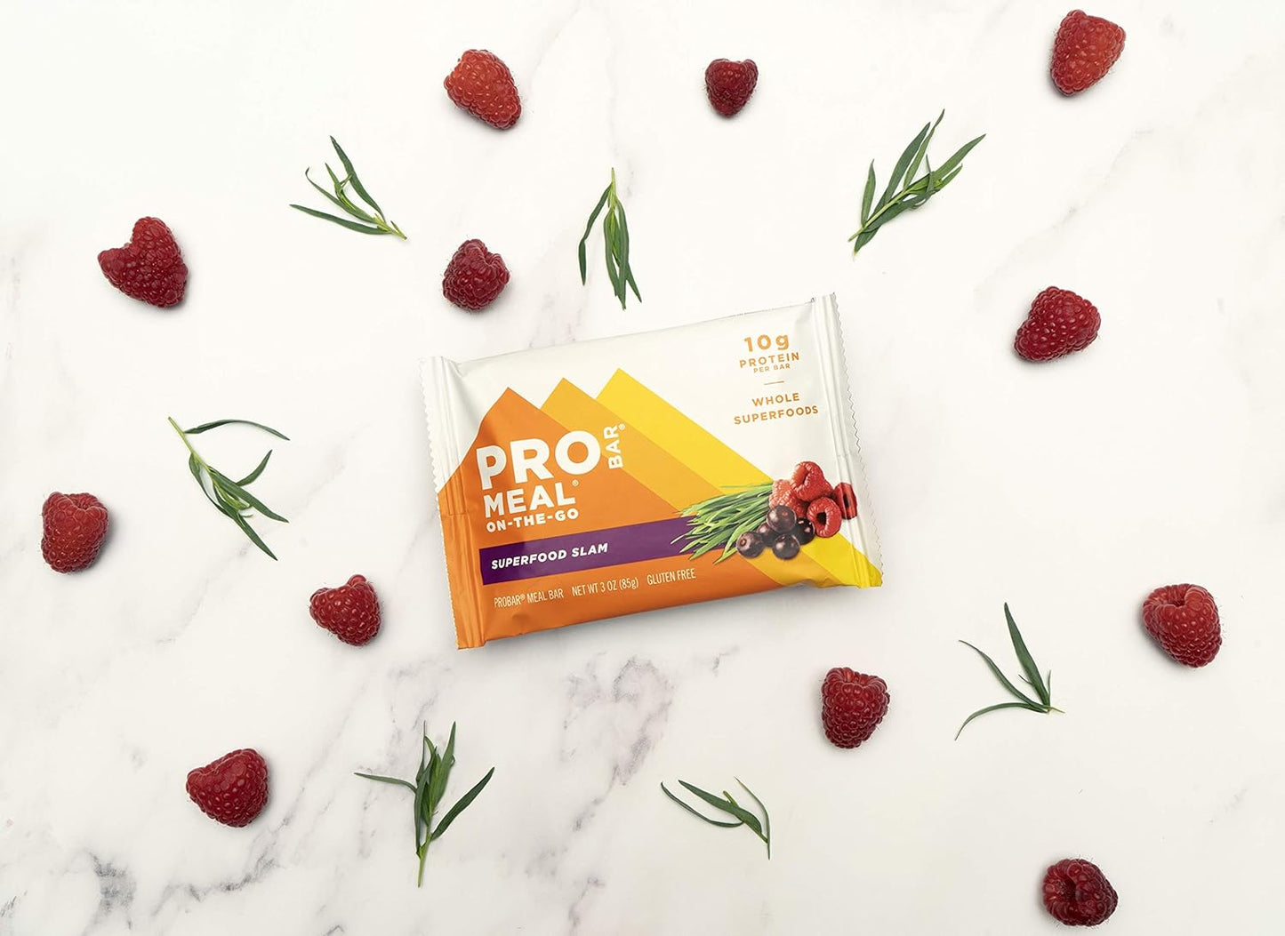 PROBAR Superfood Slam Meal Bars - Non-GMO, Gluten-Free, Plant-Based Whole Food Ingredients for Natural Energy (9 Count)