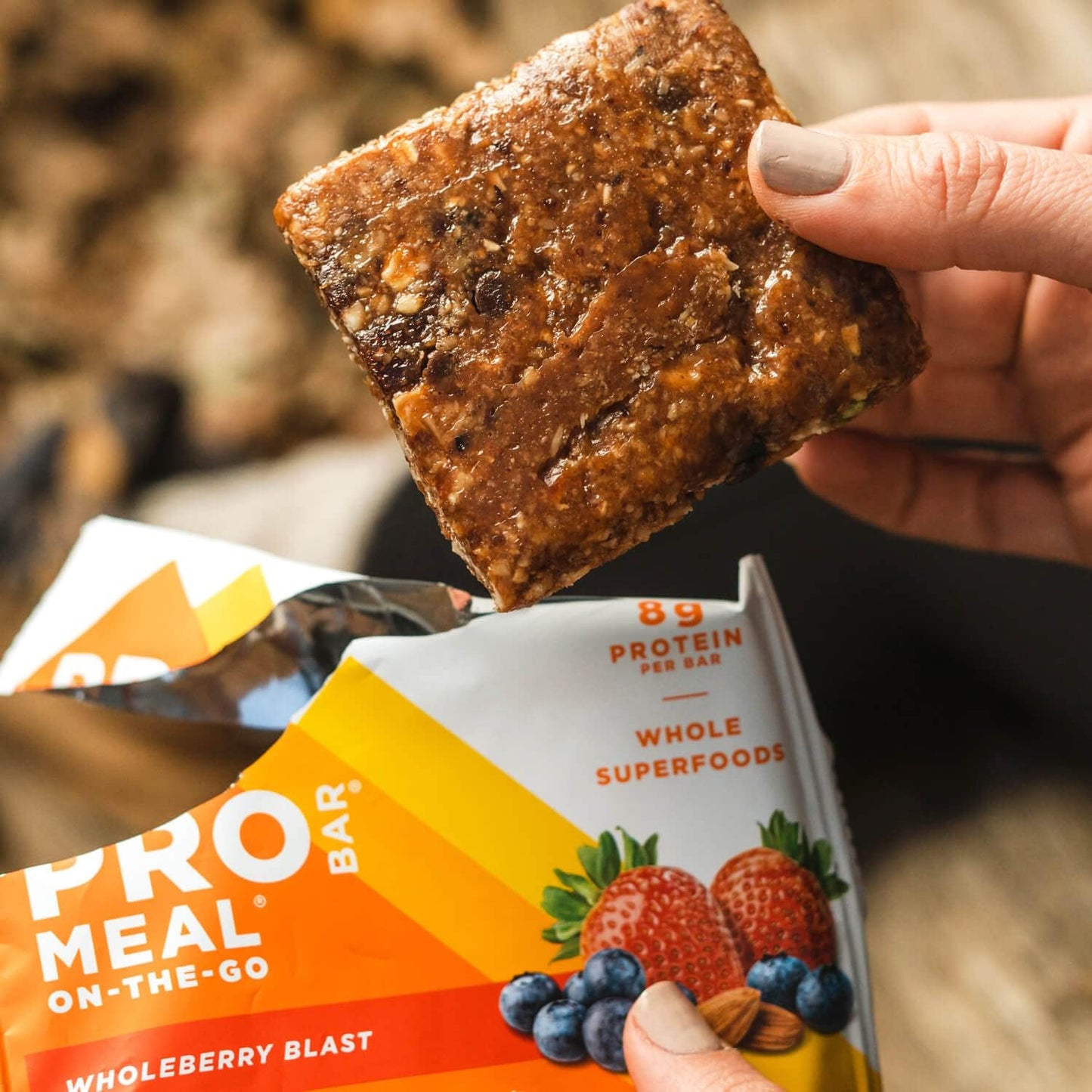 PROBAR Wholeberry Blast Meal Bar - 12 Count Box, Non-GMO, Gluten-Free, Plant-Based, Natural Energy, Healthy Whole-Food Ingredients