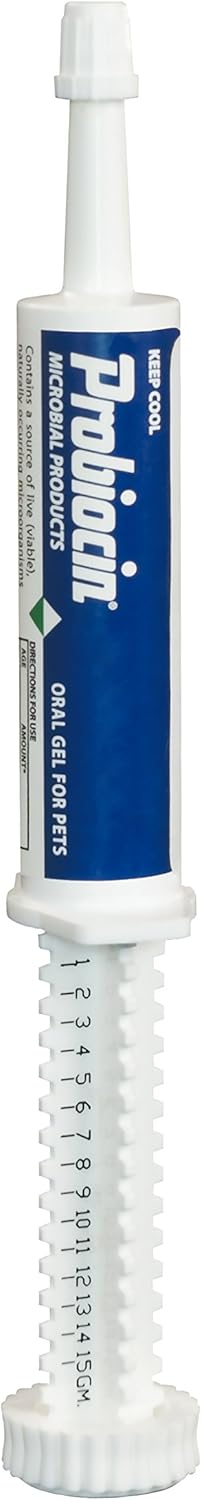 Probiocin Pet Digestive Gel - Oral Probiotics for Dogs, Cats & Pets, USA-Made (15 gm)