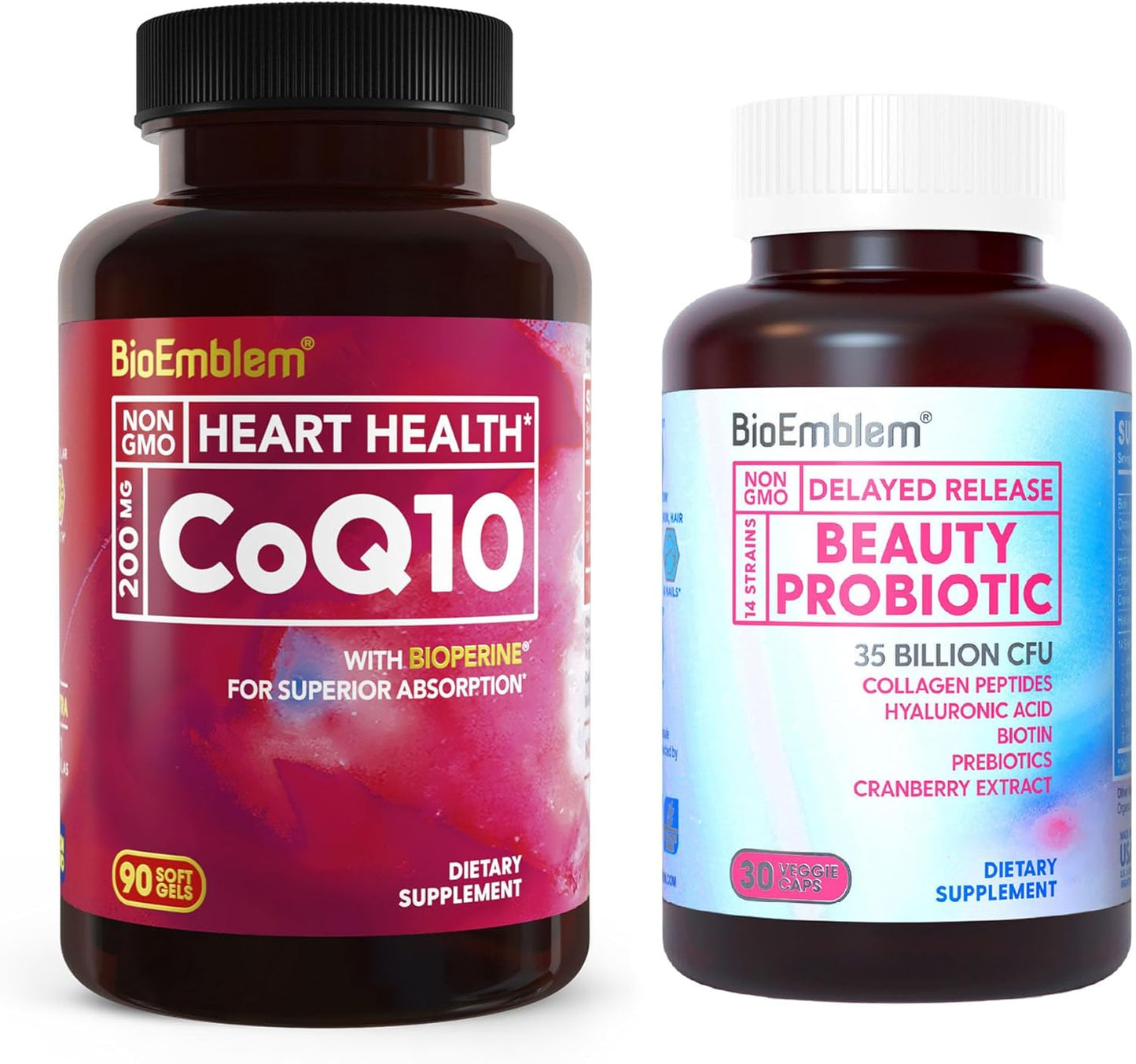 Probiotic and CoQ10 Supplement with BioPerine for Women - 90 Capsules