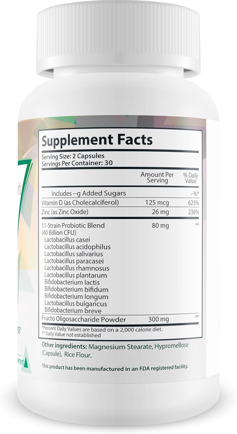 Probiotic Blood Support Supplement for Sugar Balance - Blood Support Pills with Zenfit Pro - Boost Blood Health and Sugar Levels - Probiotic Blood Capsules for Overall Wellness