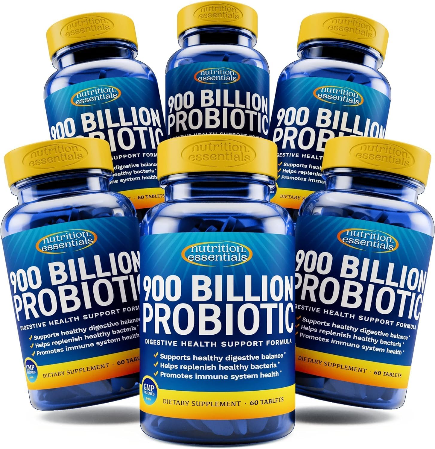 Probiotic Dietary Supplement with Lactase Enzyme for Men and Women + Brain Support Nootropic