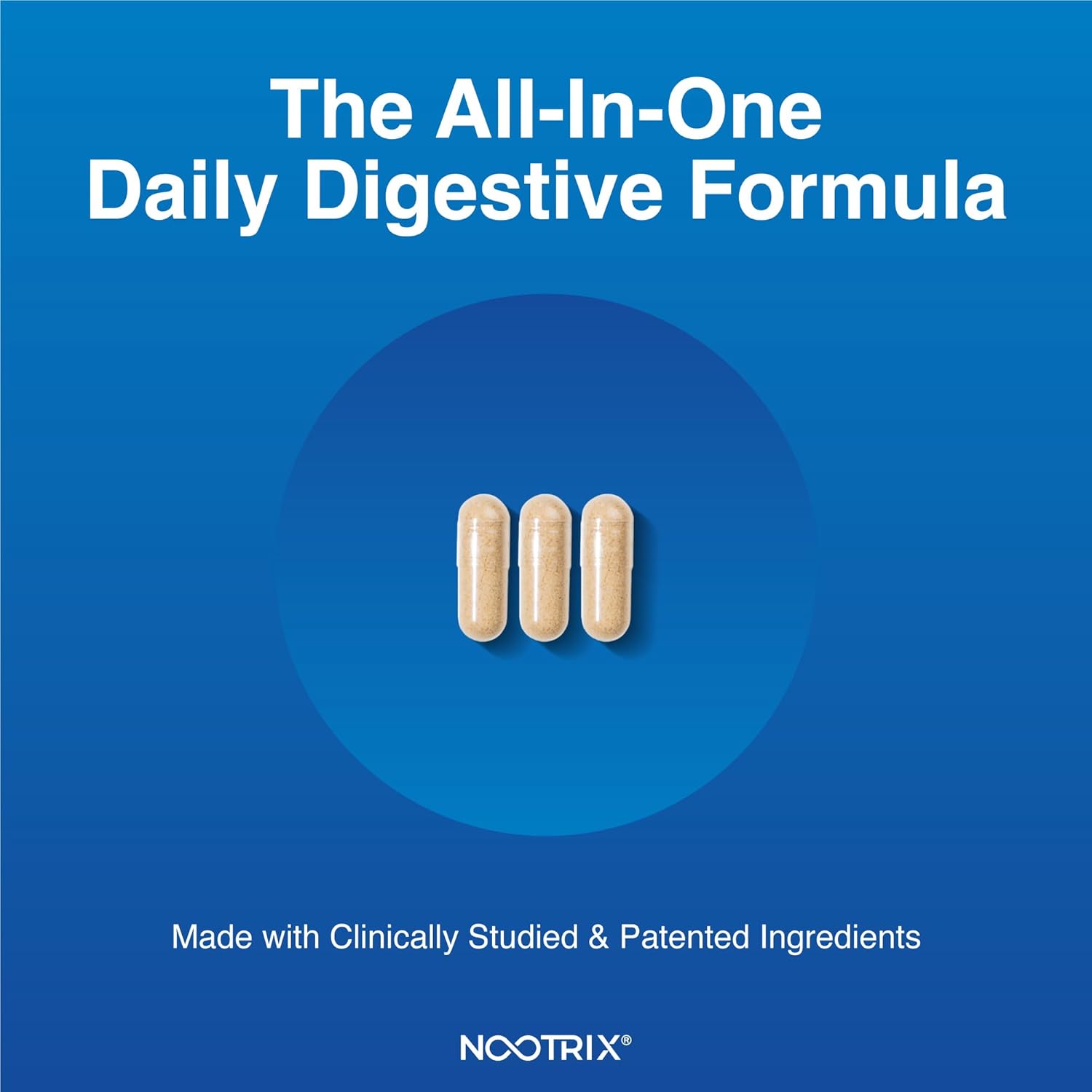 Probiotic Gut Health Supplement with Digestive Enzymes, Prebiotics & Postbiotics - Vegan Capsules for Men & Women - 90 Count