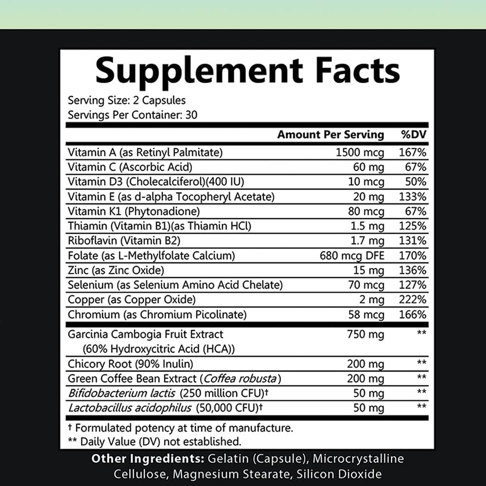 Probiotic Infused Multi-Vitamin with Zinc, Chromium, Selenium - Supports Healthy Gut Flora, Digestive Health, and Immune System - Angry Supplements Immunity Supplement