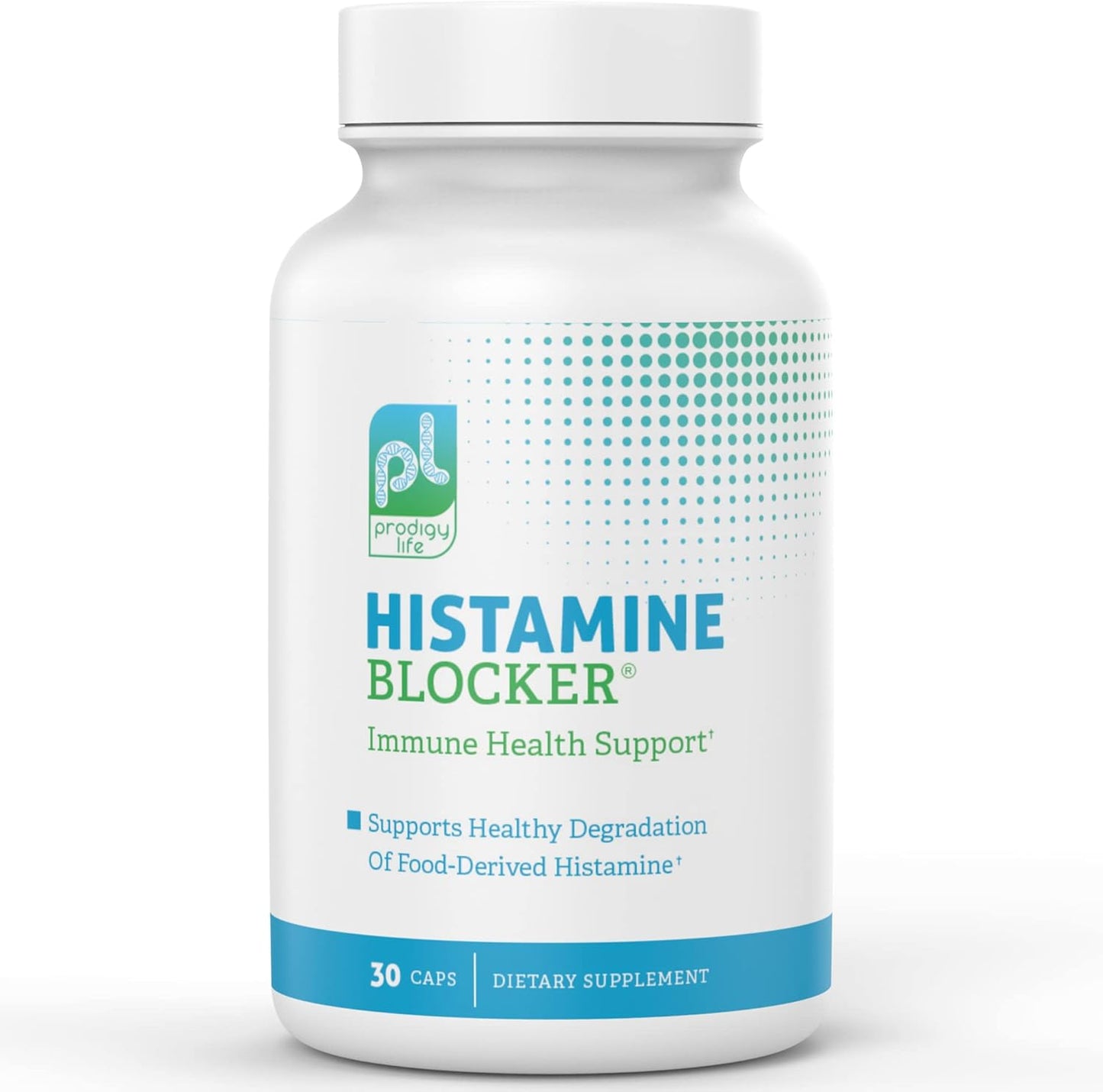 Probiotic Life Premium Histamine Block Supplement - Advanced DAO Enzyme Blocker for Food Intolerance - 30 Count