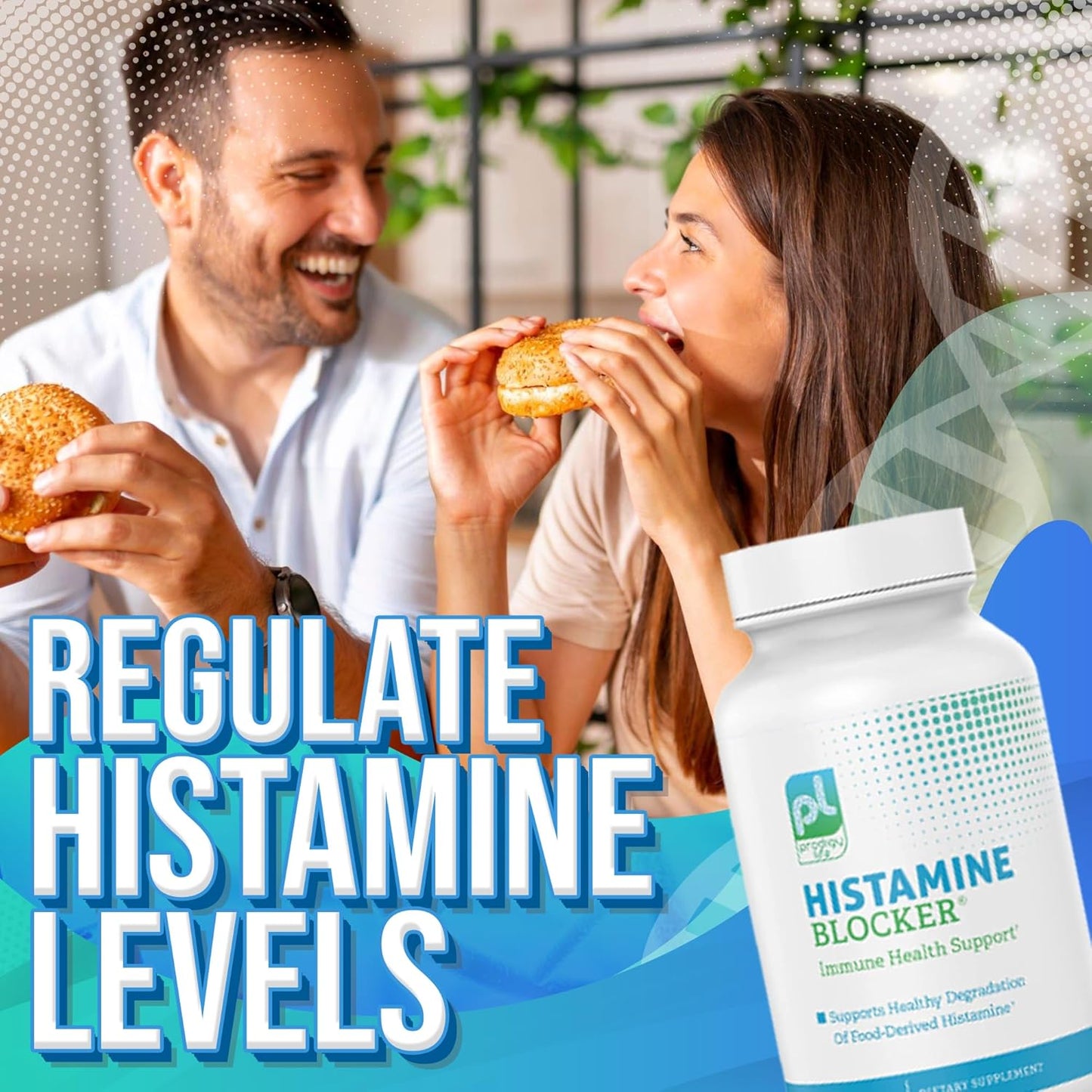 Probiotic Life Premium Histamine Block Supplement - Advanced DAO Enzyme Blocker for Food Intolerance - 30 Count