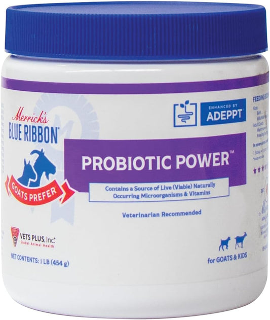 Probiotic Power for Blue Ribbon Goats: Stress Management & Gut Health Supplement for All Ages