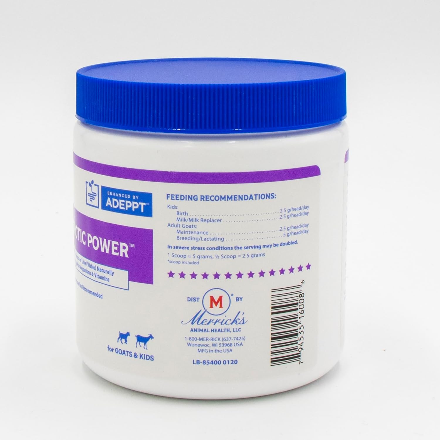 Probiotic Power for Blue Ribbon Goats: Stress Management & Gut Health Supplement for All Ages
