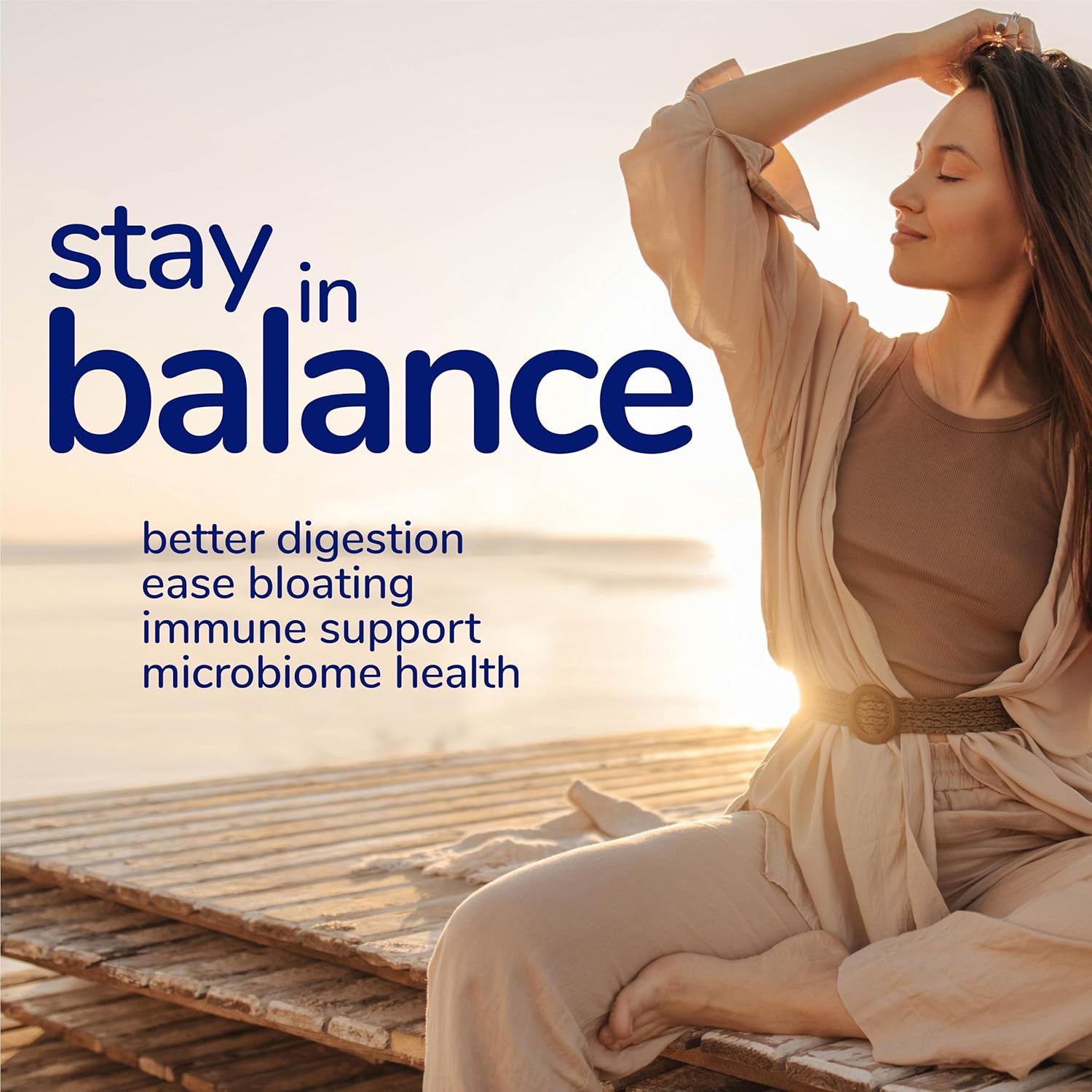 Probiotic & Prebiotic Gummy for Digestive & Immune Health - 5 Billion CFUs, Vegan, Gluten & Soy Free - 60 Gummies