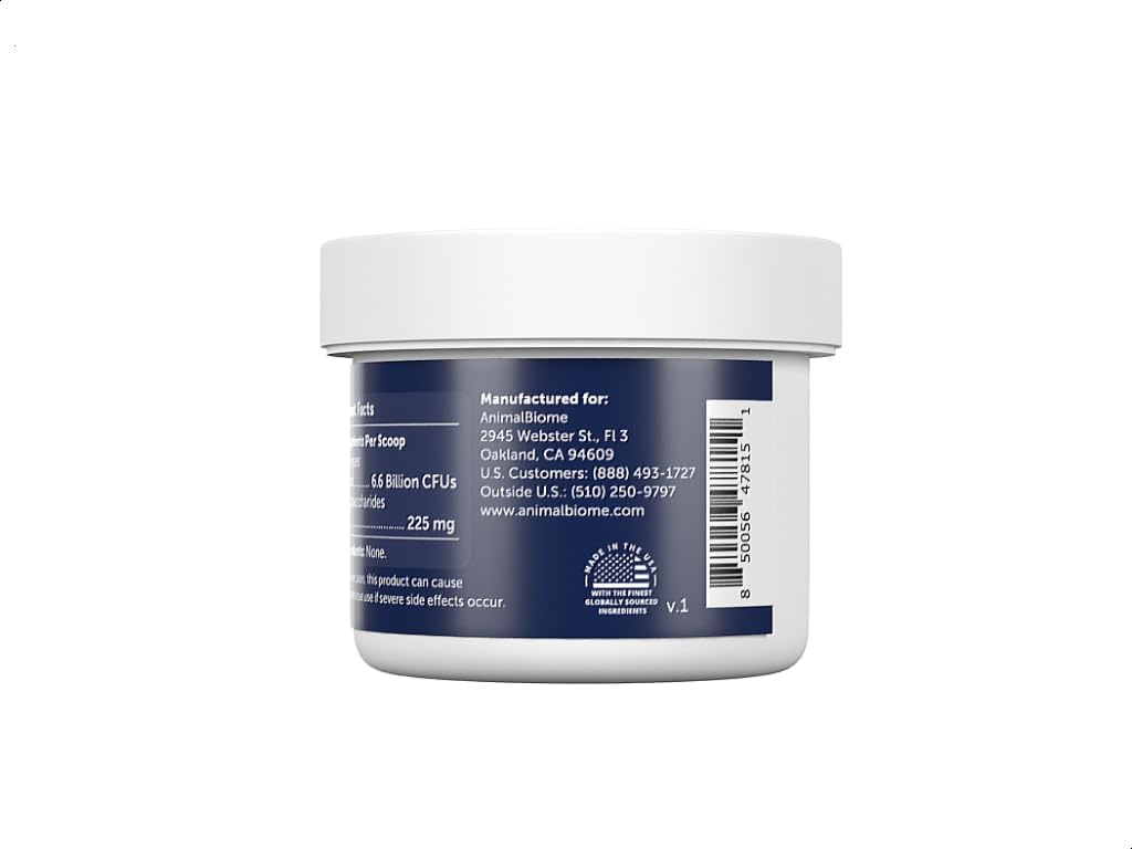 Probiotic Prebiotic Supplement for Cats and Dogs - AnimalBiome S boulardii + FOS - 30g
