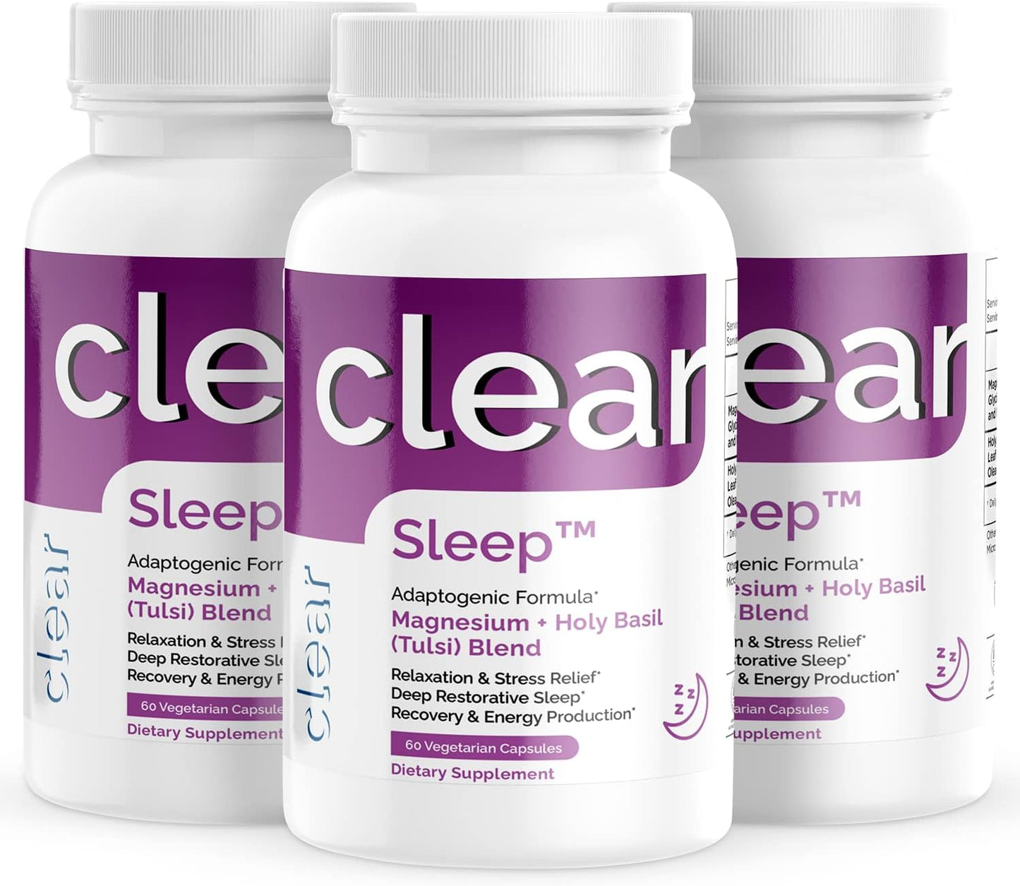 Probiotic Sleep Aid with Holy Basil & Magnesium - Pack of 3