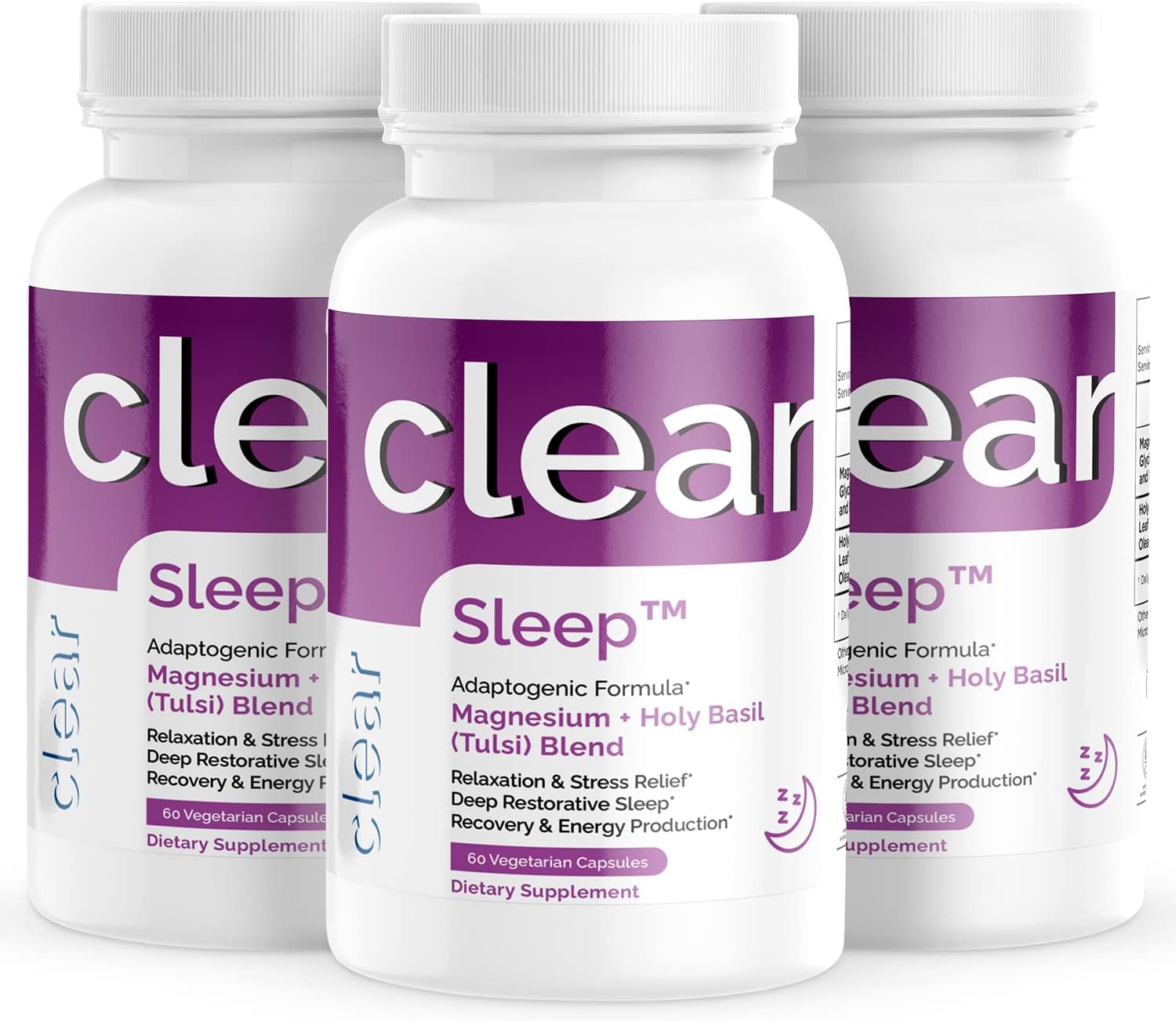 Probiotic Sleep Aid with Holy Basil & Magnesium - Pack of 3
