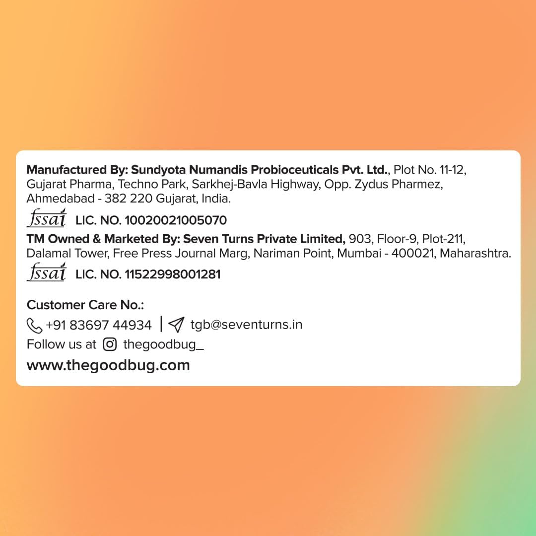 Probiotic Stick for Gut Health & Immunity Support - Men & Women, Digestive Balance Supplement with Probiotics, Inulin, Vitamin C - 3Bn CFU, 60 Day Supply