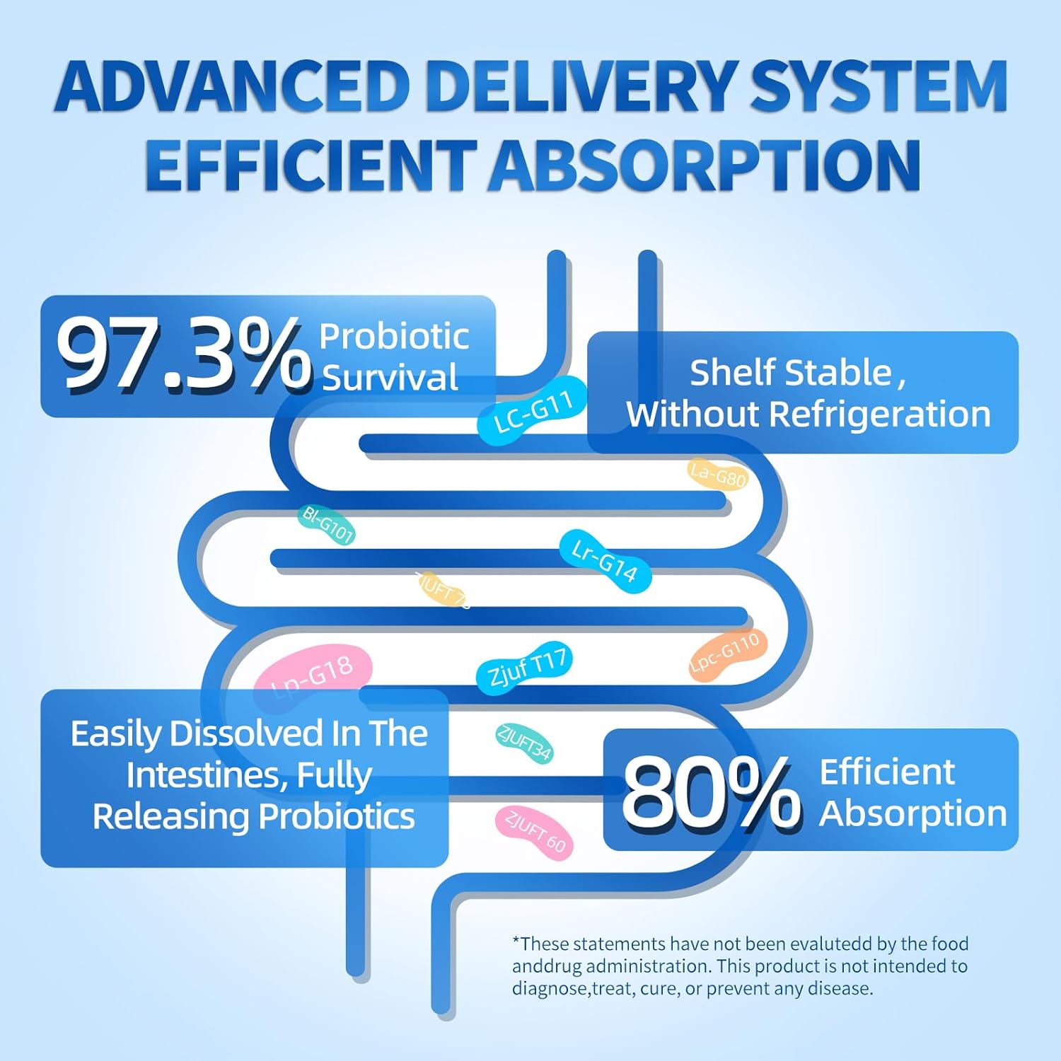Probiotic Supplement with 10 Billion CFU, 10 Strains, Prebiotic, Vitamin B, Digestive Enzymes, 60 Capsules for Digestive and Immune Health