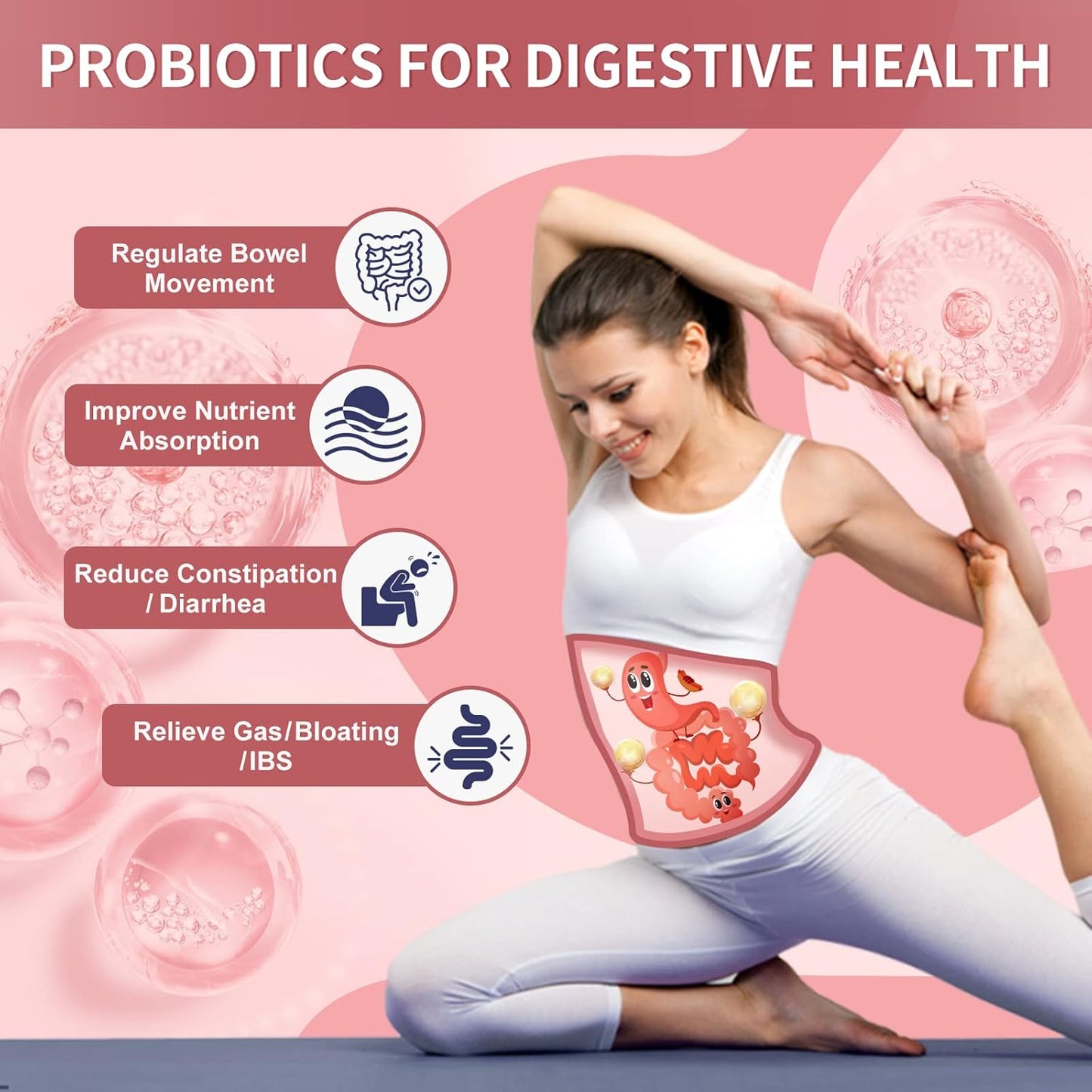 Probiotics for Women and Kids - Chewable Probiotic Supplement from NATURE TARGET
