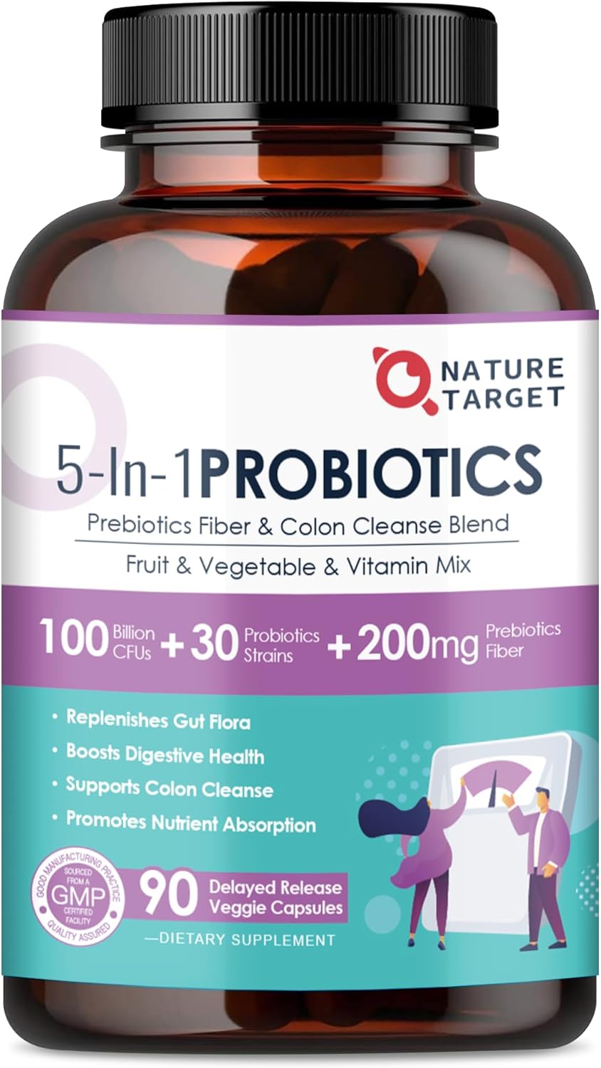 Probiotics for Women, Men, and Kids - 100 Billion CFU - Digestive & Immune Support - 90 Veg Capsules