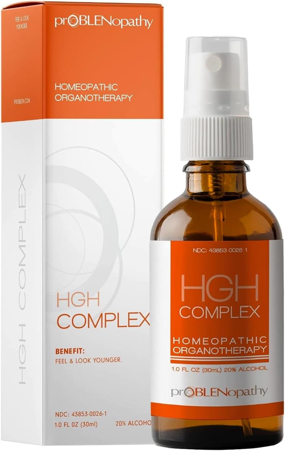 proBLENopathy HGH Liquid Oral Spray - Natural Human Growth Hormone Supplement for Muscle Growth & Recovery - 30 Day Supply - Men & Women - 1 fl oz
