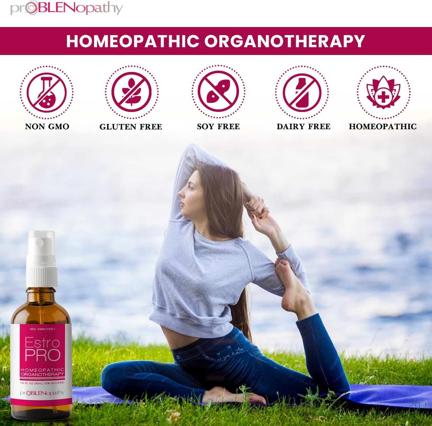 proBLENopathy Women's Menopause Supplement - Liquid Spray for Energy, Mood, Night Sweats (1 fl oz)