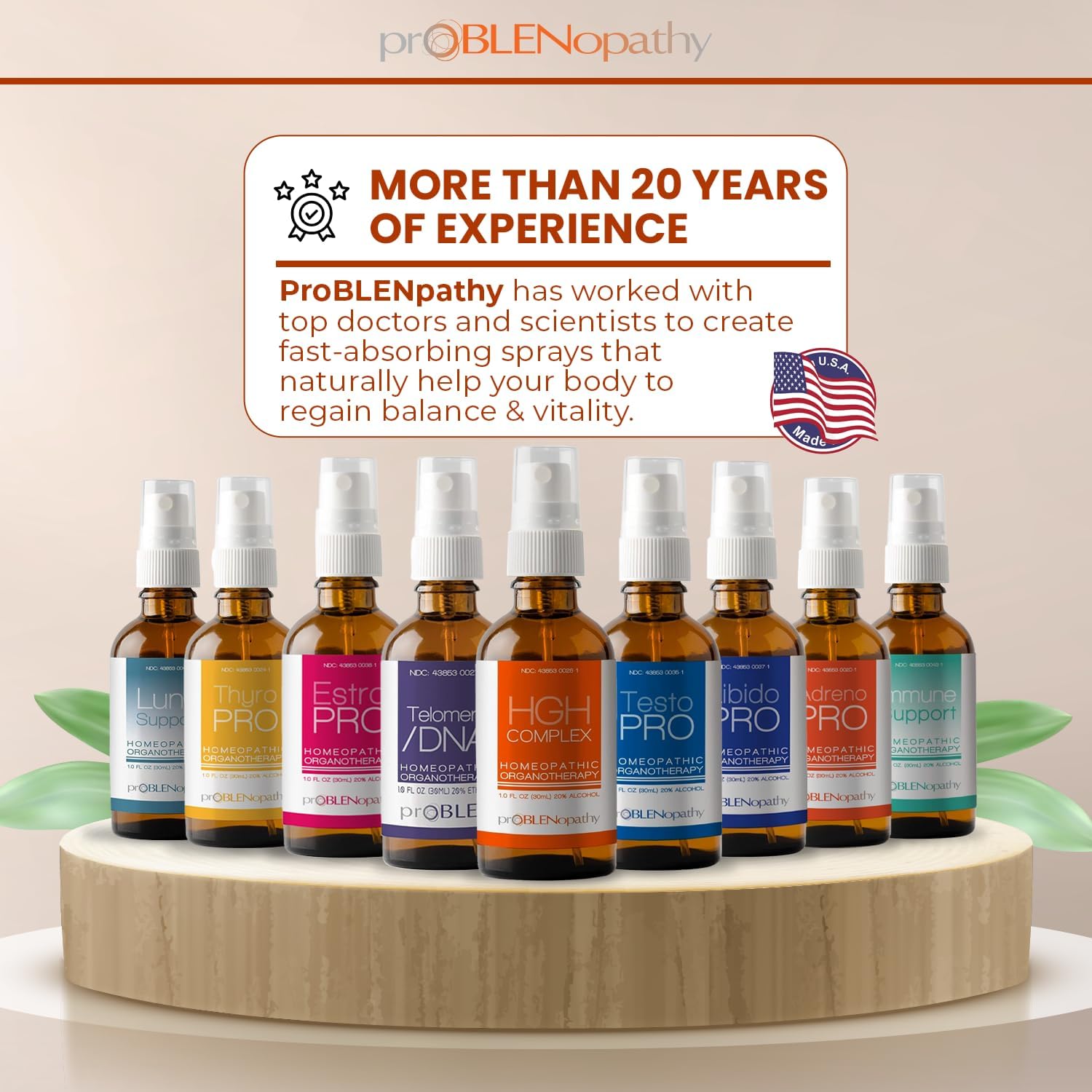 proBLENopathy Women's Menopause Supplement - Liquid Spray for Energy, Mood, Night Sweats (1 fl oz)