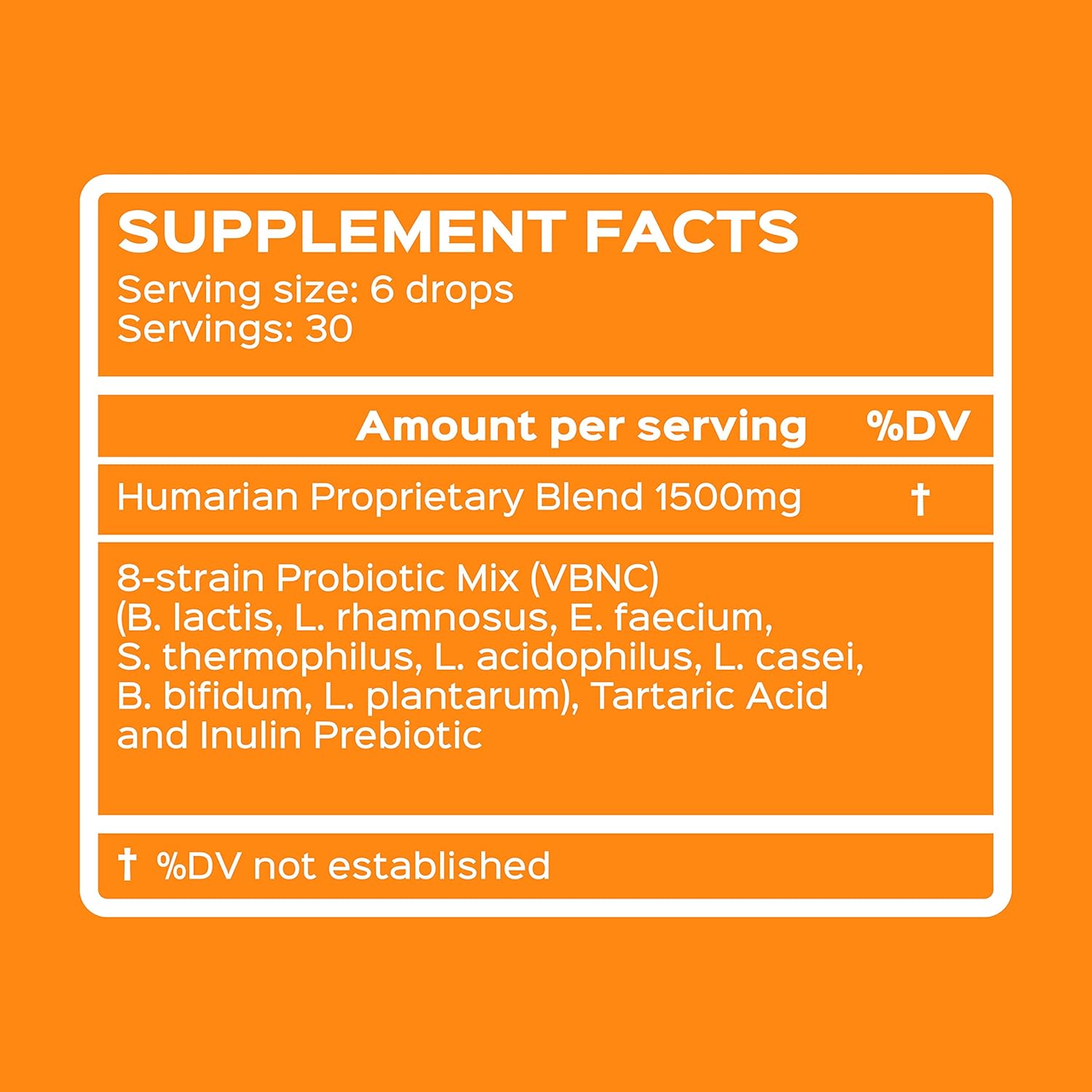 Probonix Cat Probiotic Drops - 8-Strain Formula for Gut and Dental Health - 45 Billion CFUs - 40-Day Supply - Liver Flavor