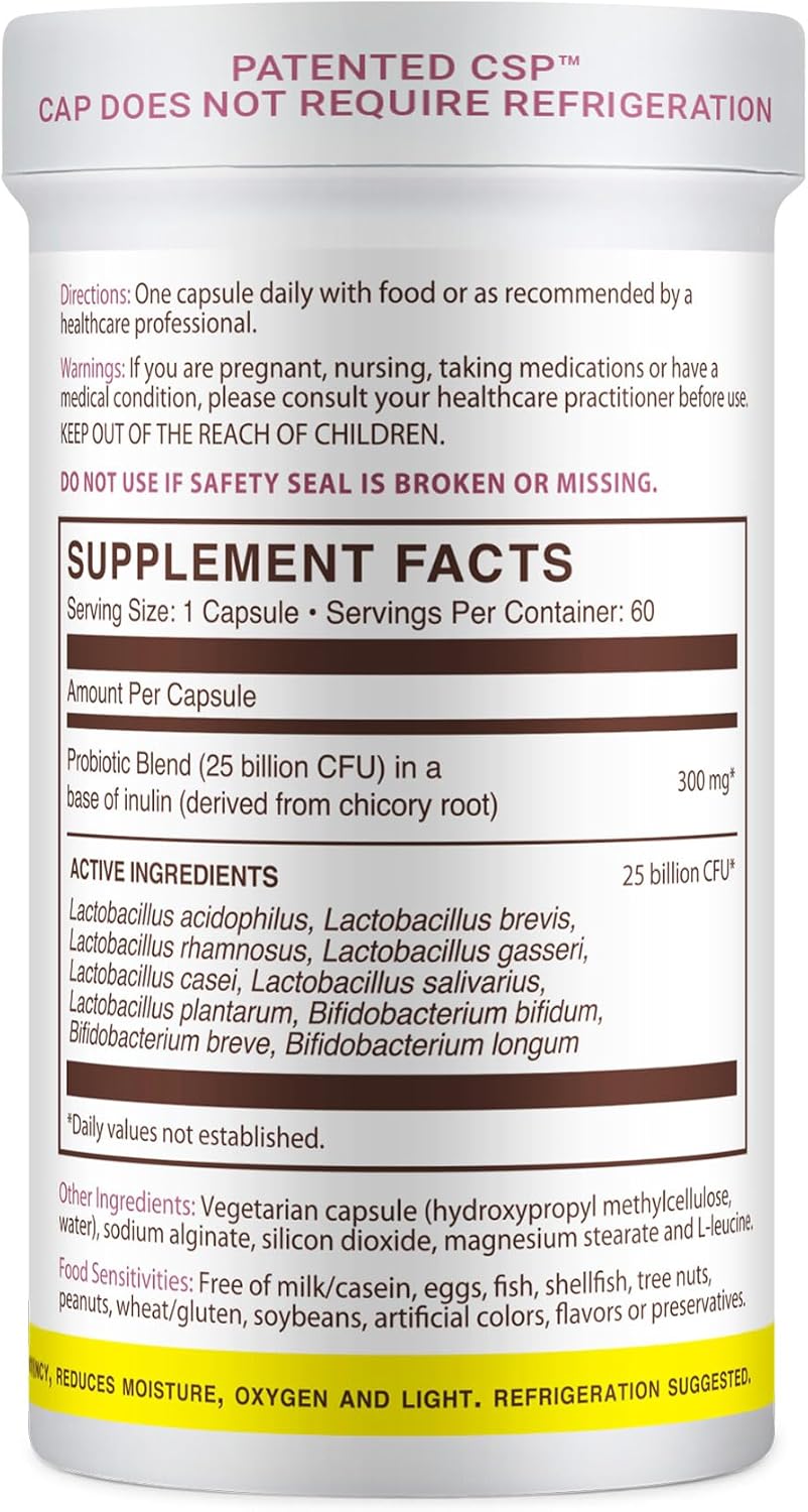 PRODERMIX Vaginal Probiotic Supplement for Women - Promotes PH Balance, UT Health - 25 Billion CFU, Once Daily, Kosher - 60 Capsules