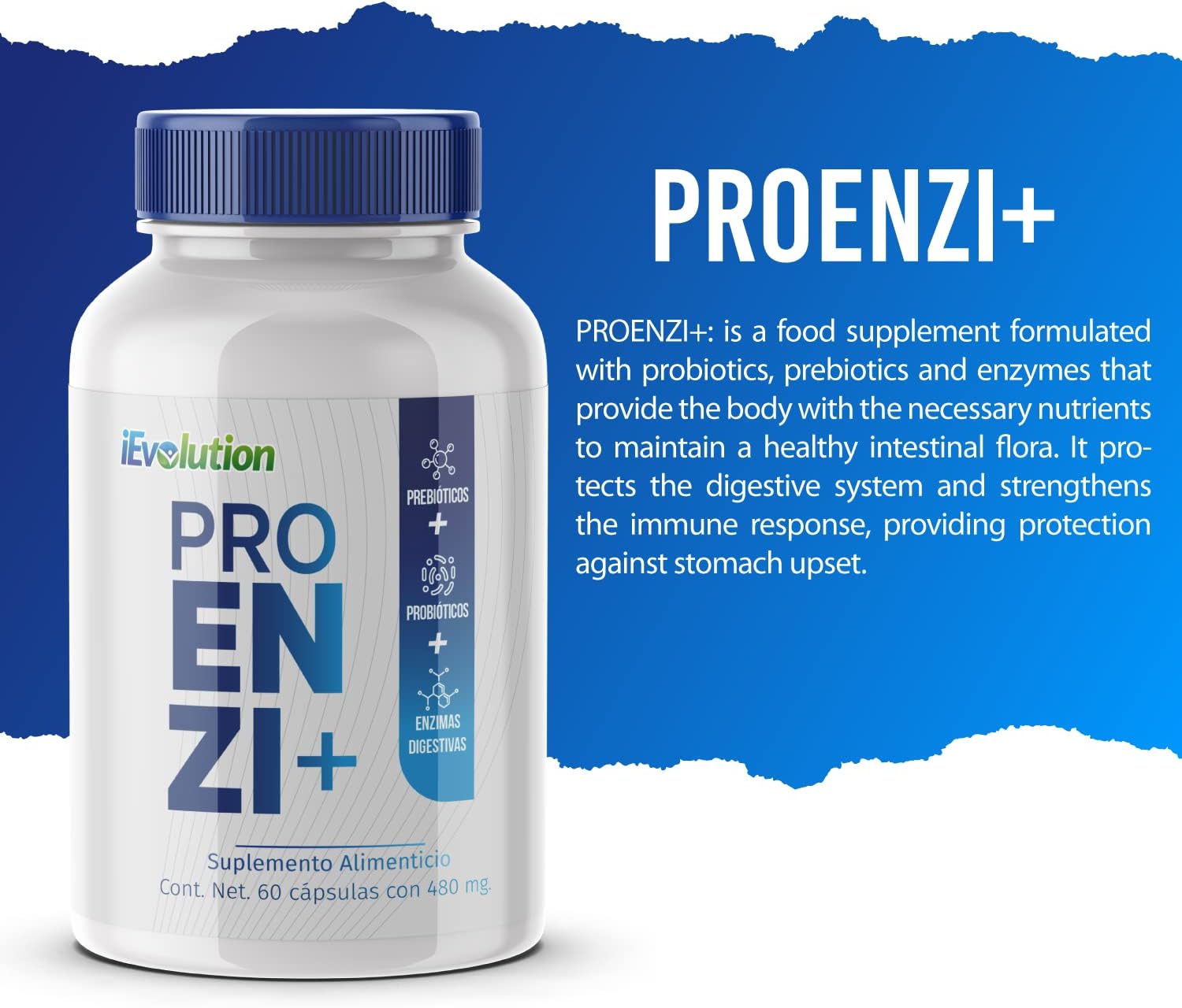Proenzi+ iEvolution Probiotics and Digestive Enzymes - 60 Capsules