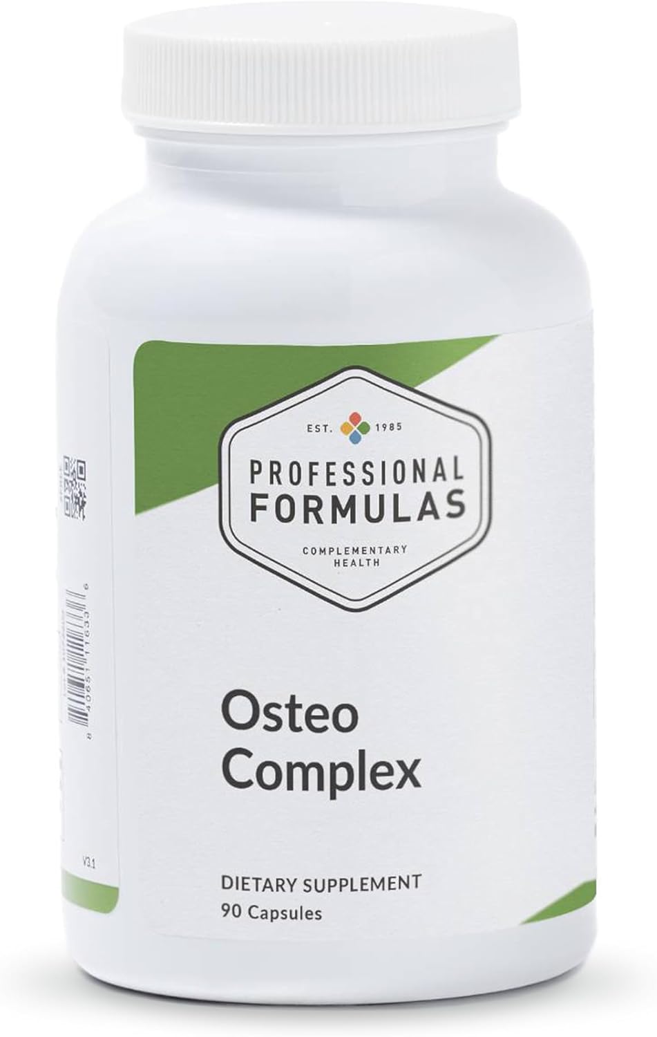Professional Formulas Osteo Complex - Bone Density Support with Calcium, Magnesium, D3, and Boron - 90 Capsules