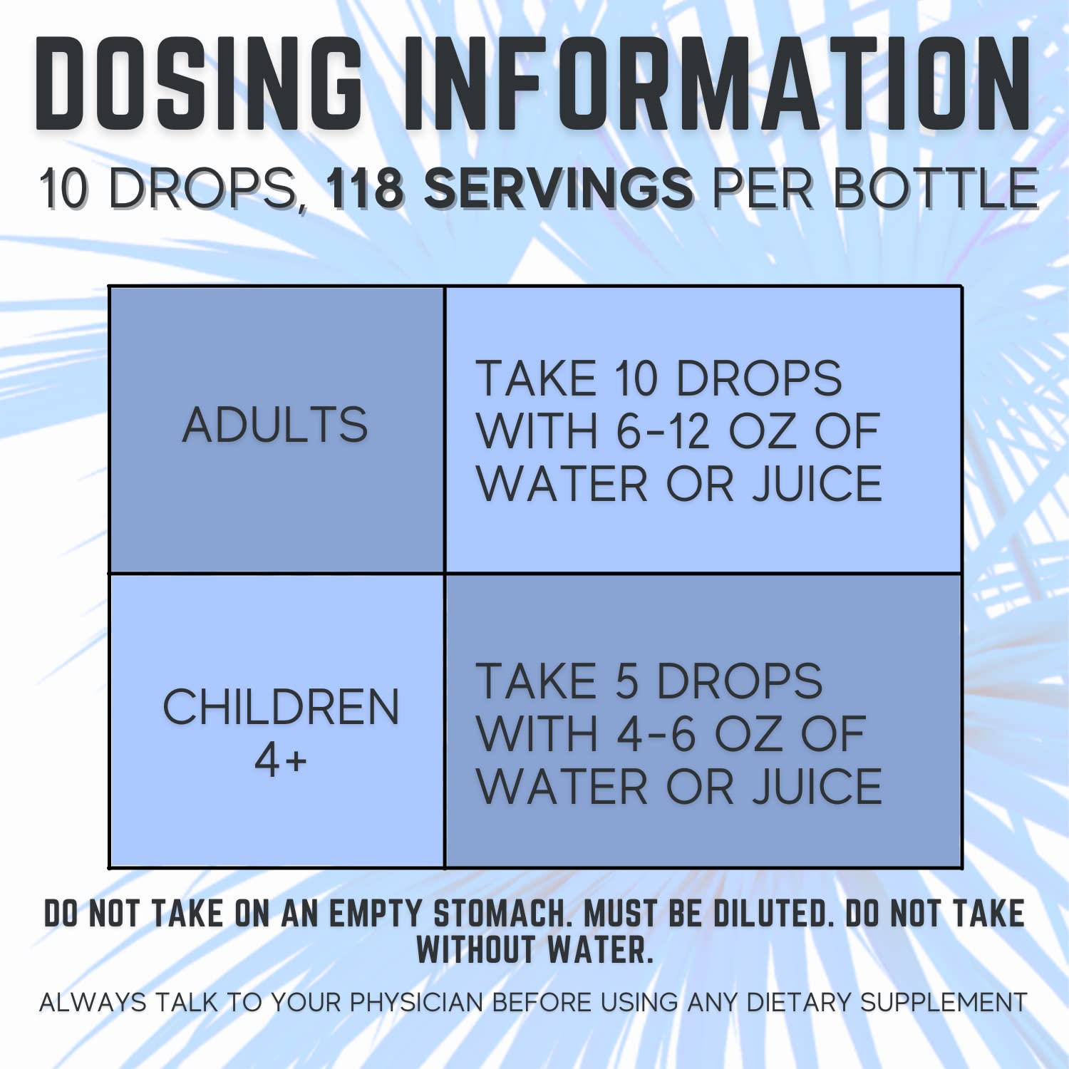 Professional Grade Ionic Boron Liquid Concentrate with Nano Sized Mineral Technology - Natural 1.6 Fl oz Bottle - 10 Drops = 1 mg