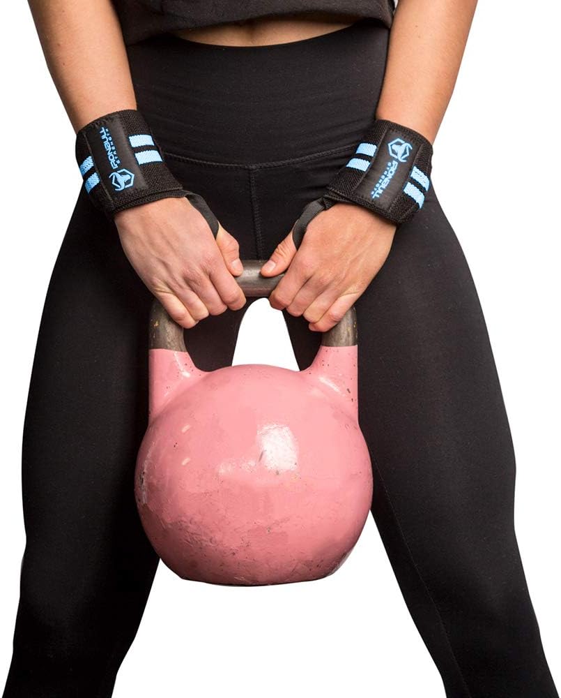 Professional Grade Women's 12" Wrist Wraps with Thumb Loops - Brace for Cross Training, Weightlifting, Powerlifting