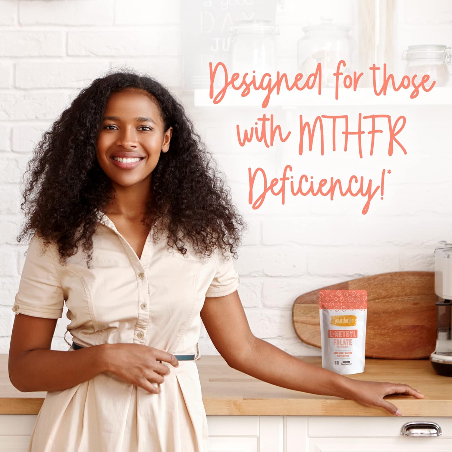 Professional Strength Raspberry Flavored L-Methylfolate Gummies - 15mg - 60 Count - Active Folate 5 MTHFR Support Supplement - Doctor Designed