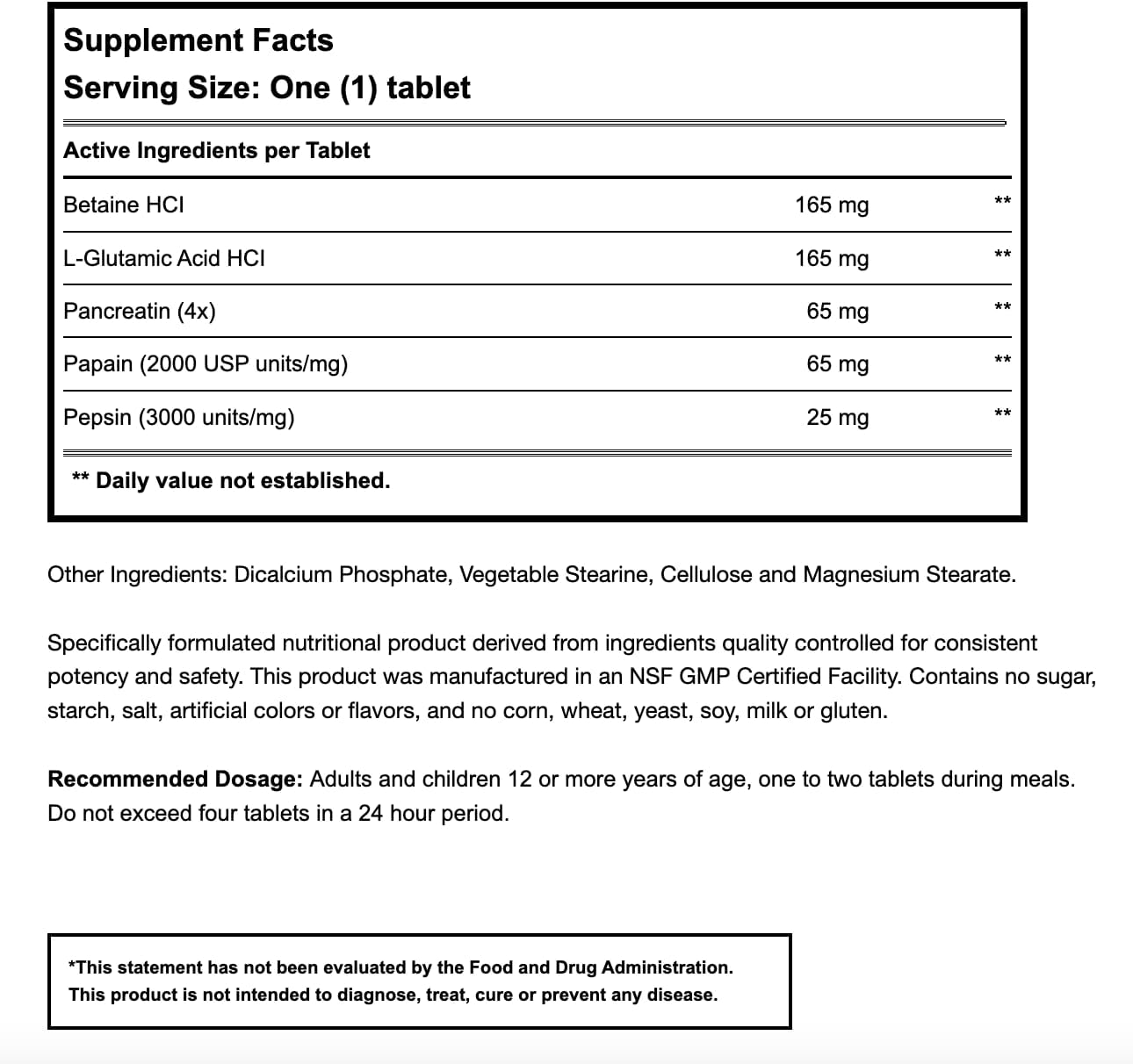 Progena Meditrend Peptogest Capsules - 90 Count Bottle