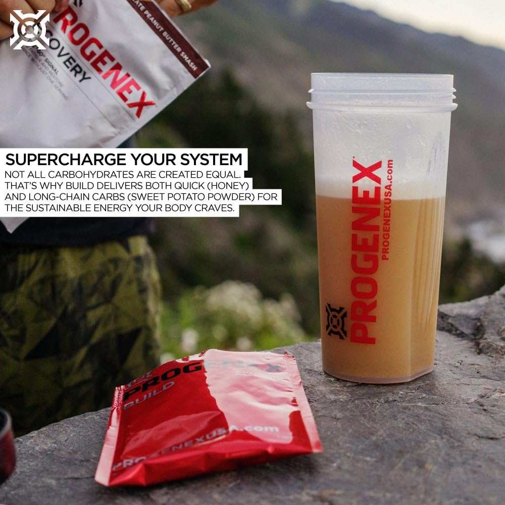 Progenex® Build: All-Natural Carbohydrate Energy & Recovery Supplement for Endurance - 30 Servings