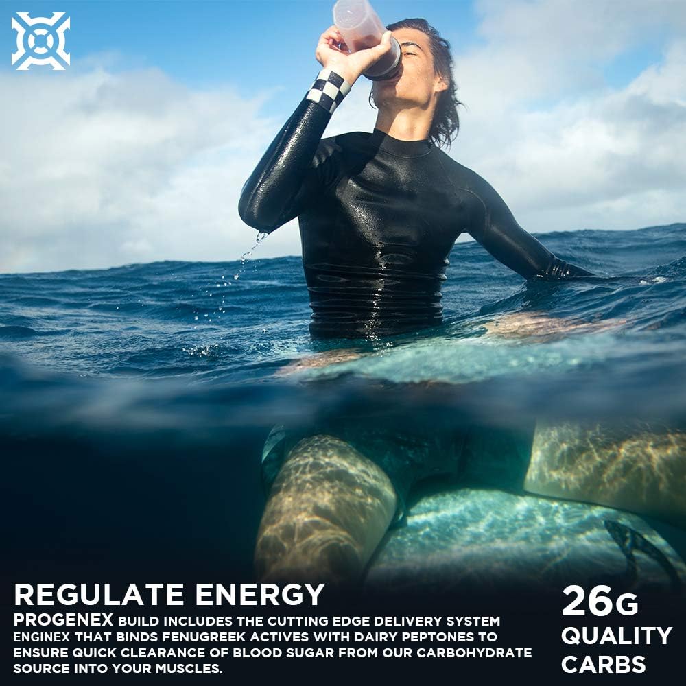 Progenex® Build: All-Natural Carbohydrate Energy & Recovery Supplement for Endurance - 30 Servings