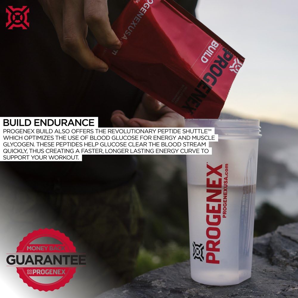 Progenex® Build: All-Natural Carbohydrate Energy & Recovery Supplement for Endurance - 30 Servings
