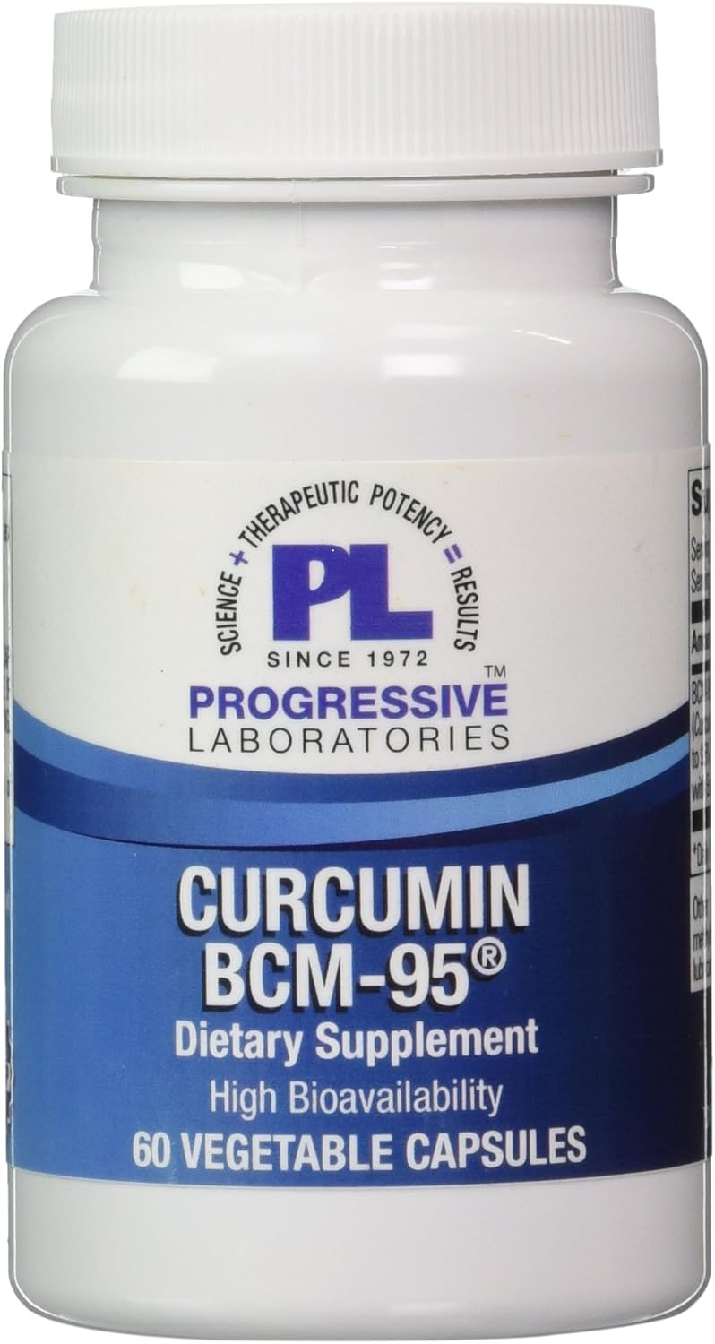 Progressive Laboratories Curcumin BCM-95 60 Vcaps - Health and Beauty Supplement