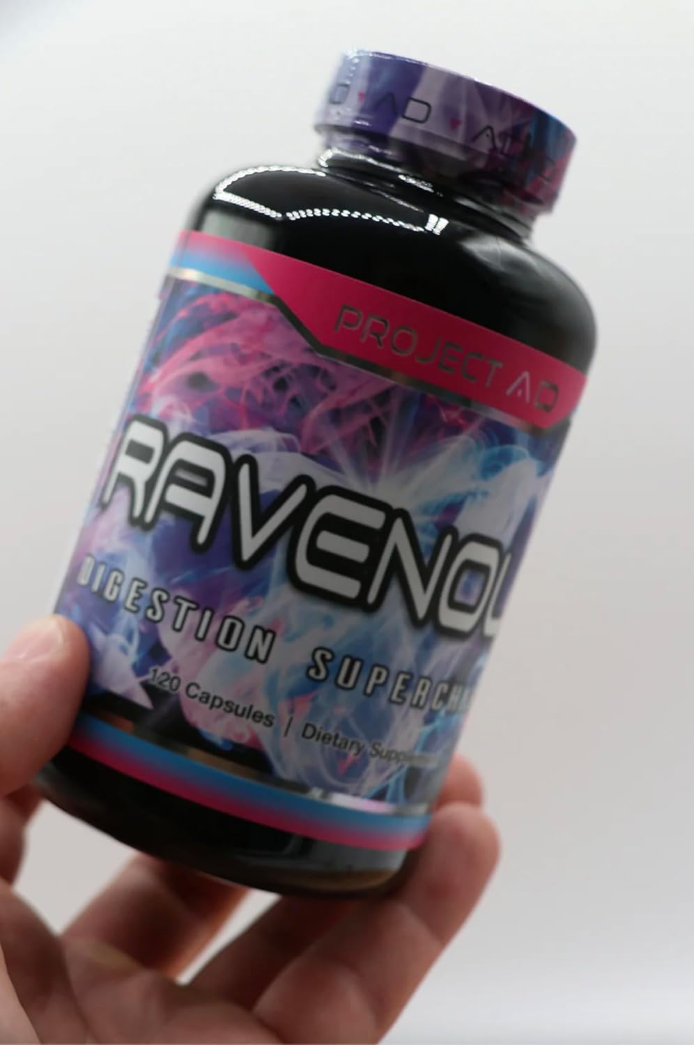 Project AD Ravenous: Bulking Supercharger for Athletes - 120 Capsules, Enhances Recovery & Reduces Gas