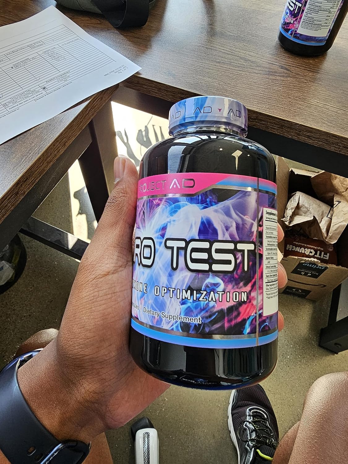 Project AD Tauro Test: Testosterone Support for Increased Muscle Growth and Hormone Powerhouse (90 Servings)