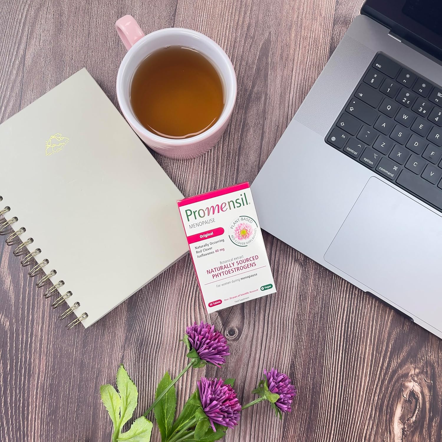 Promensil Red Clover Tablets - Natural Menopause Relief Formula with 30 Tablets