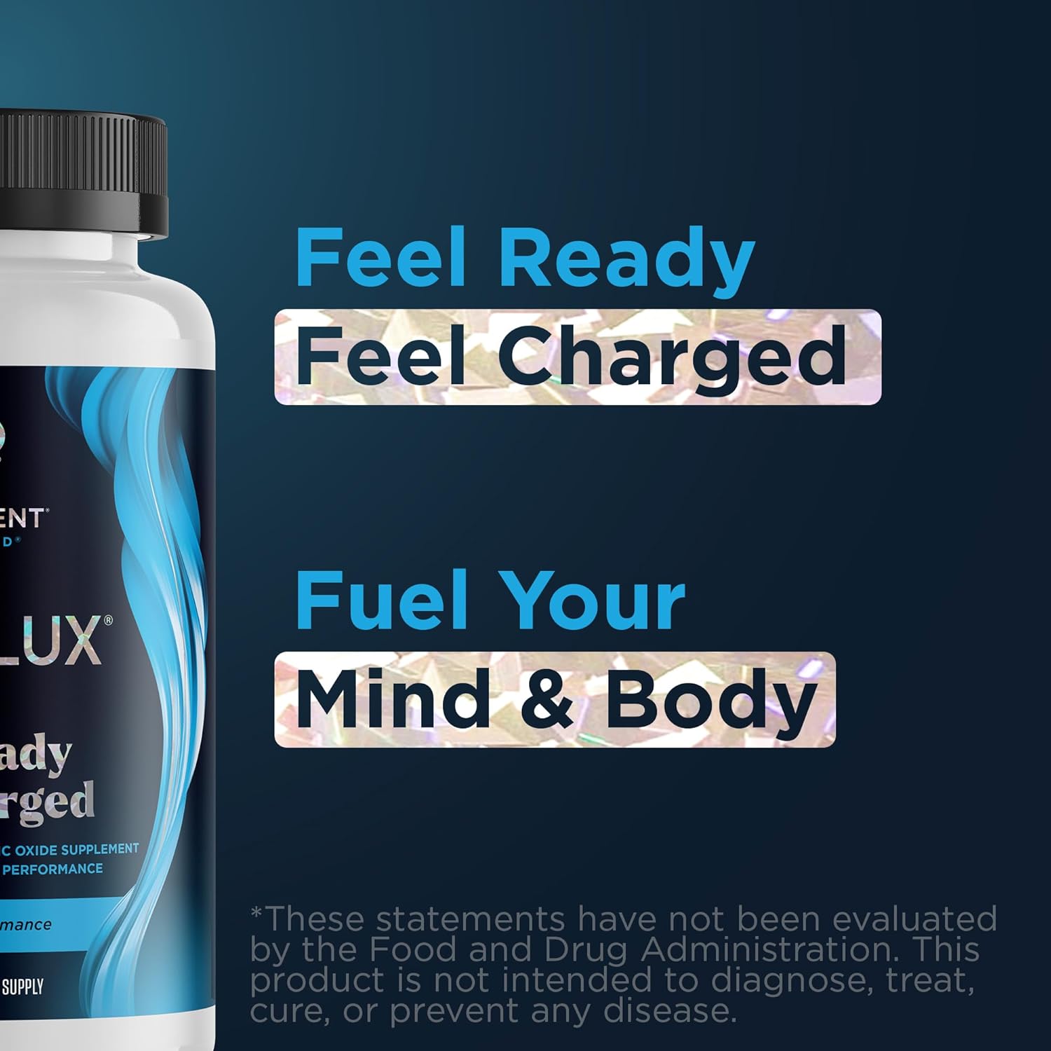 Promescent VitaFLUX Nitric Oxide Supplements for Men and Women - Boost Performance, Energy, Stamina, and Heart Health