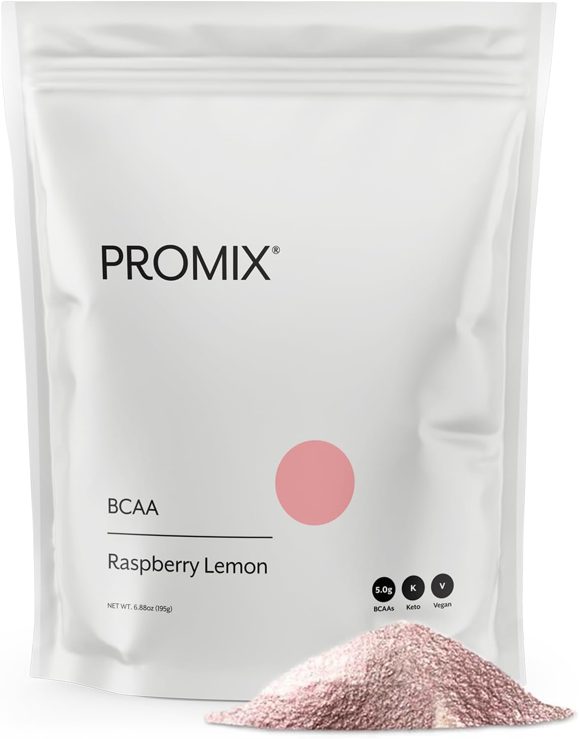 ProMix BCAA Post-Workout Energy Powder - Raspberry Lemon Flavor - Plant-Based Amino Acids for Lean Muscle & Recovery - Zero Fat, Sugar, Carbs - Promotes Endurance & Reduces Soreness