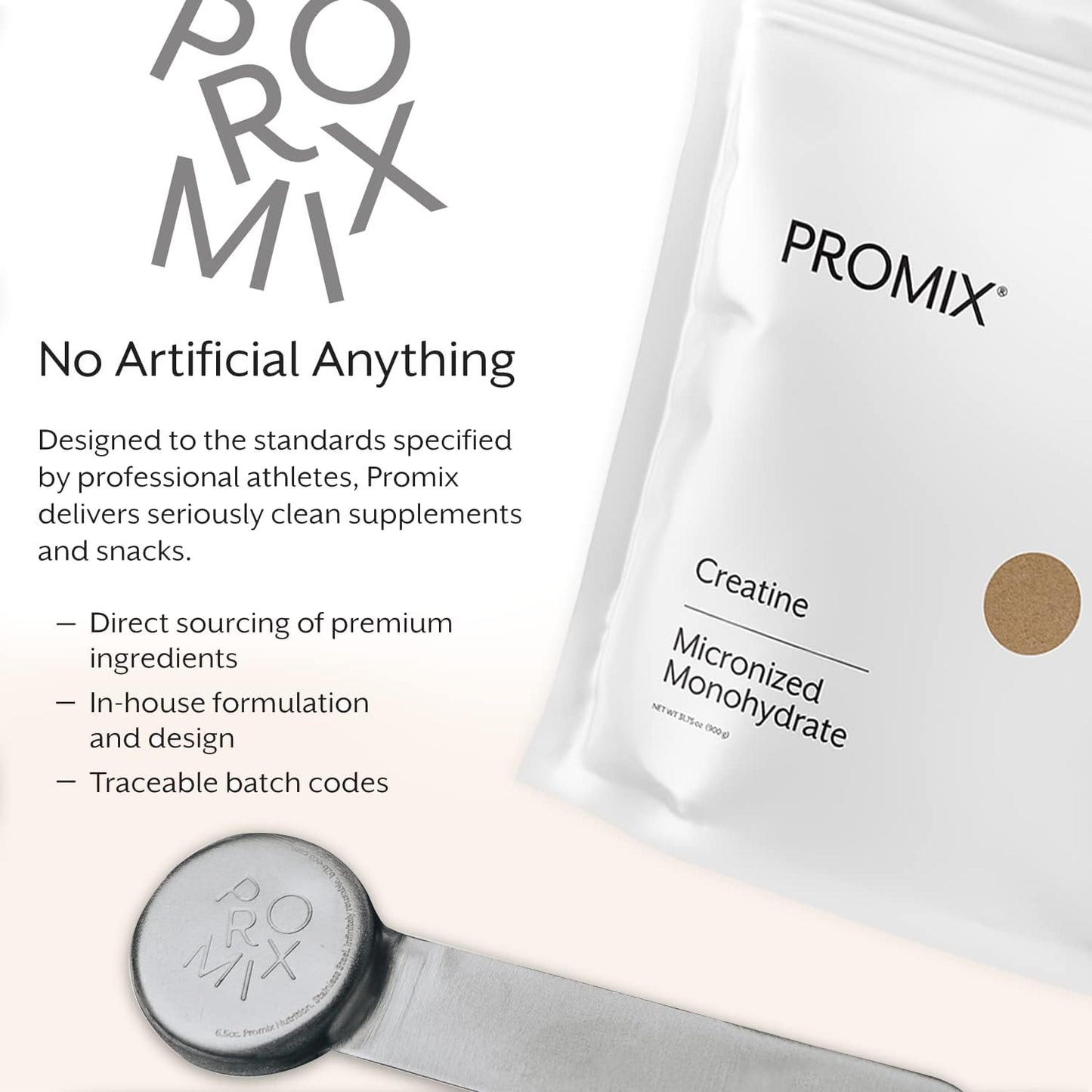 Promix Nutrition Creatine Monohydrate Stick Packs - 30 Count, 5g Micronized Creatine for Muscle Growth & Recovery