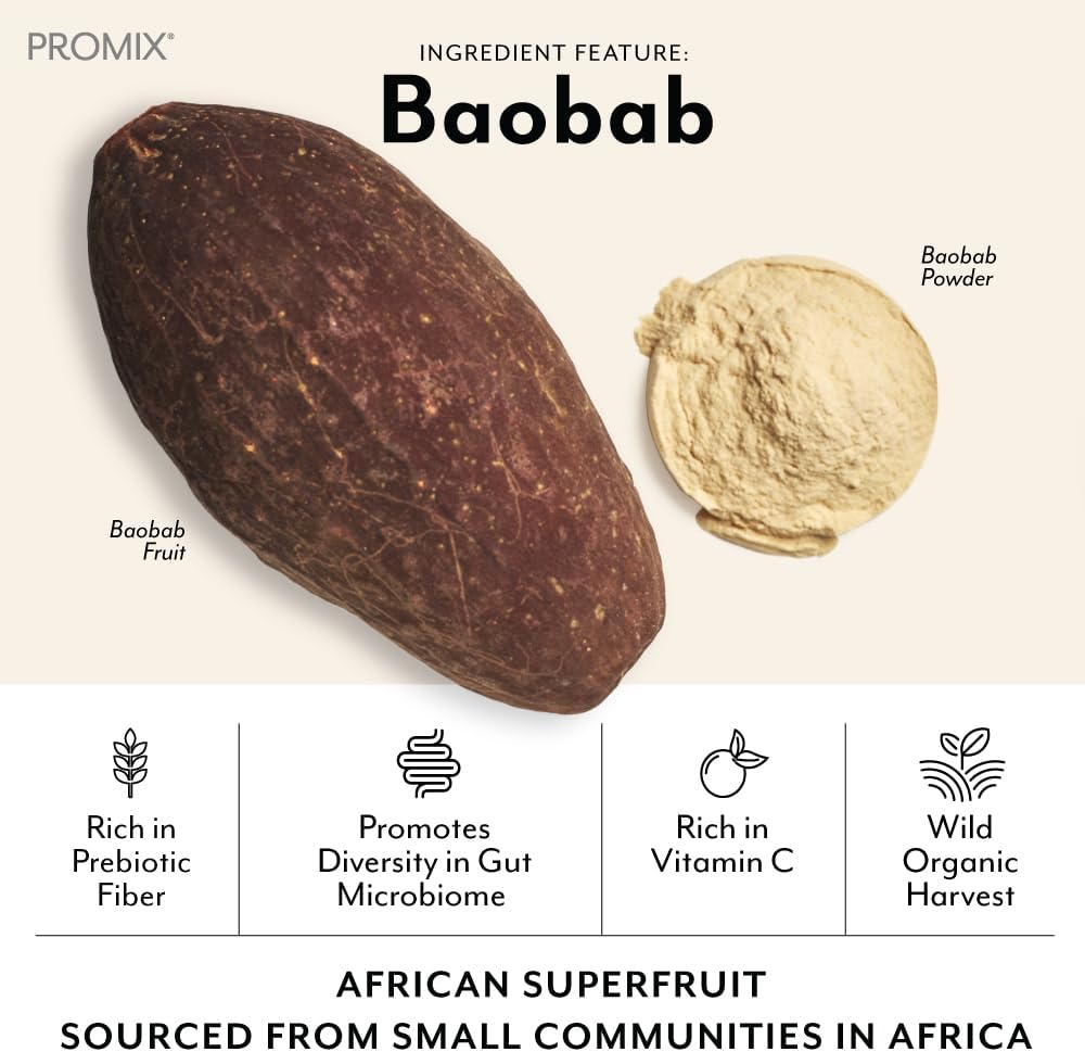 ProMix Nutrition Mango Debloat Prebiotic and Probiotic Supplement - 30 Count - Immune Support and Gut Health