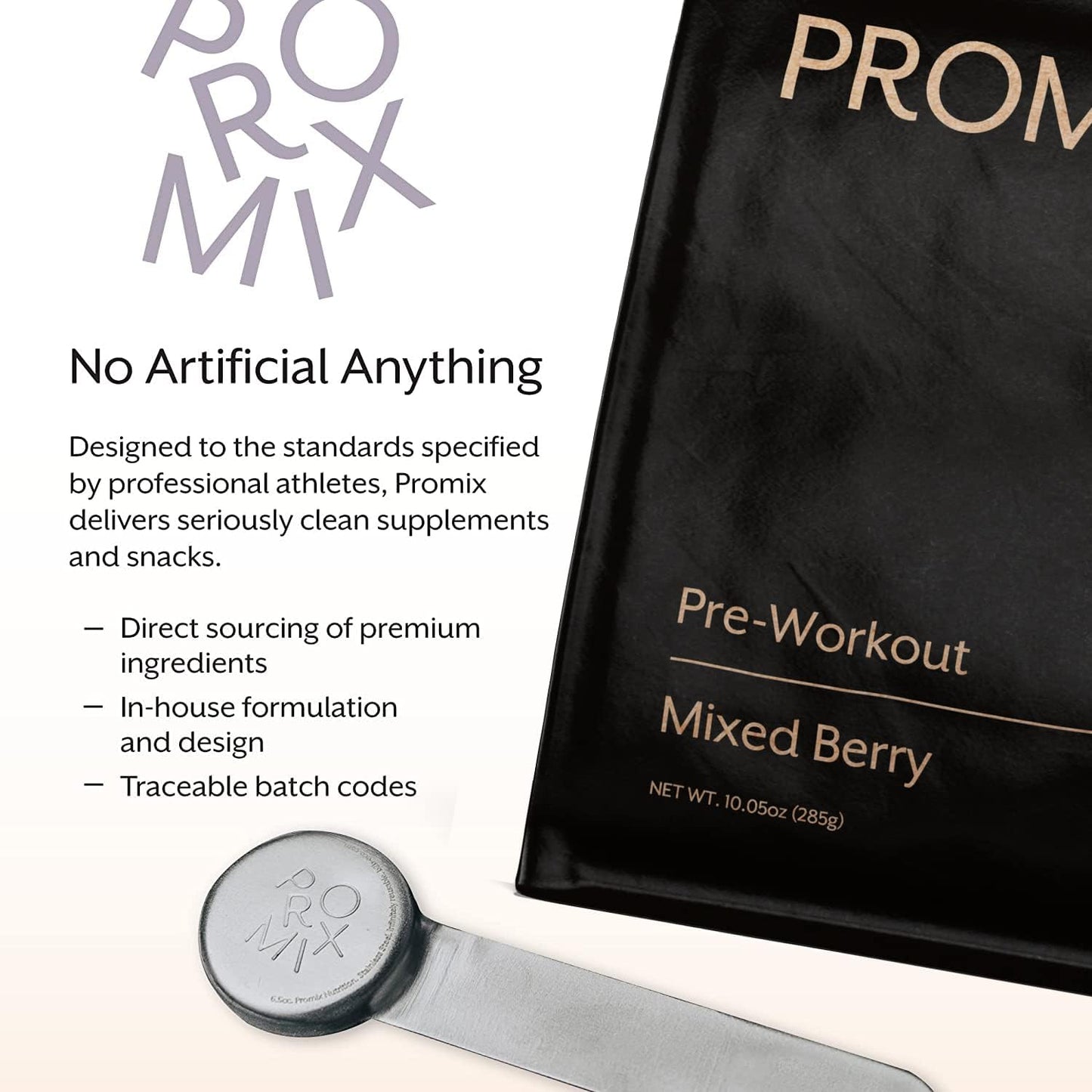 ProMix Nutrition Mixed Berry Pre-Workout Powder - Boost Focus, Muscle Gain, and Energy - Vitamin B12, Caffeine, Beta-Alanine - Gluten & Dairy-Free