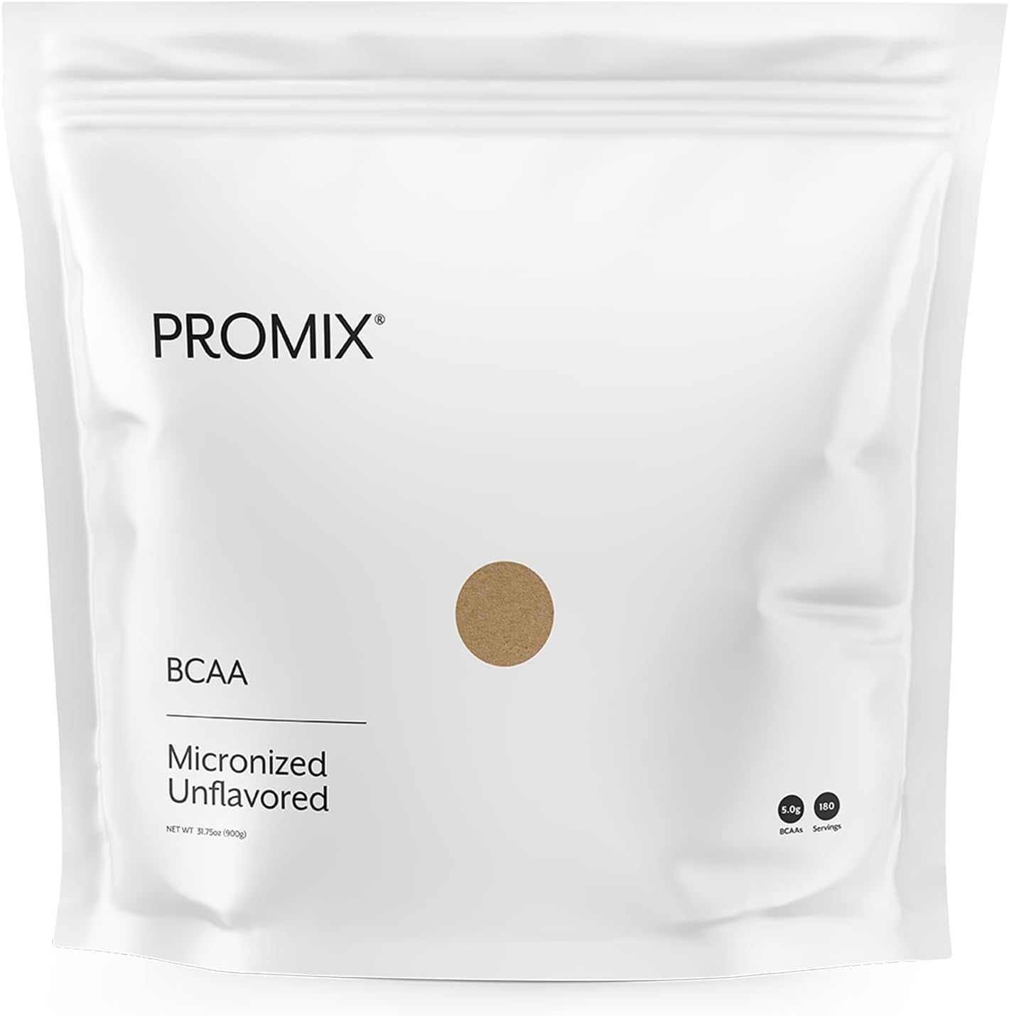 Promix Nutrition Plant-Based BCAA Powder - Unflavored - Sugar Free & Gluten Free - 180 Servings