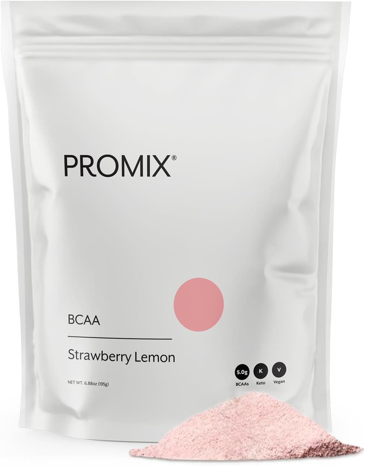 ProMix Nutrition Strawberry Lemon BCAA Powder - Plant-Based Energy for Post-Workout Recovery & Lean Muscle Growth