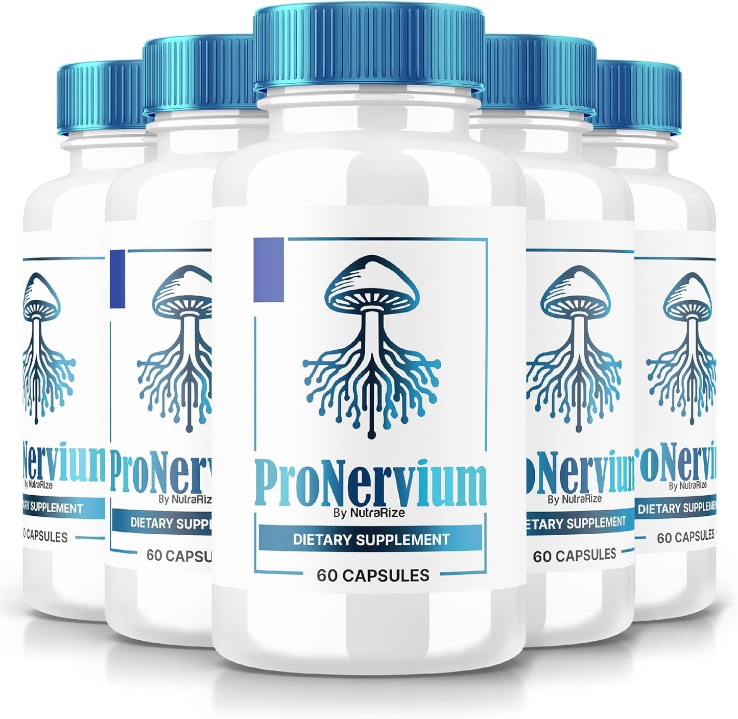 ProNervium Nerve Health Supplement (5 Pack) - Advanced Dietary Pills for Dynamic Lifestyle, All-Natural Formula with 300 Capsules