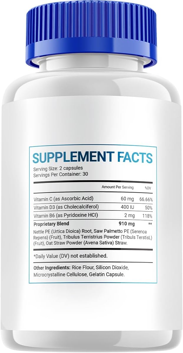 Pronervium Nerve Health Support Pills - Advanced Formula for Brain Support - All Natural Focus Supplement - 60 Capsules