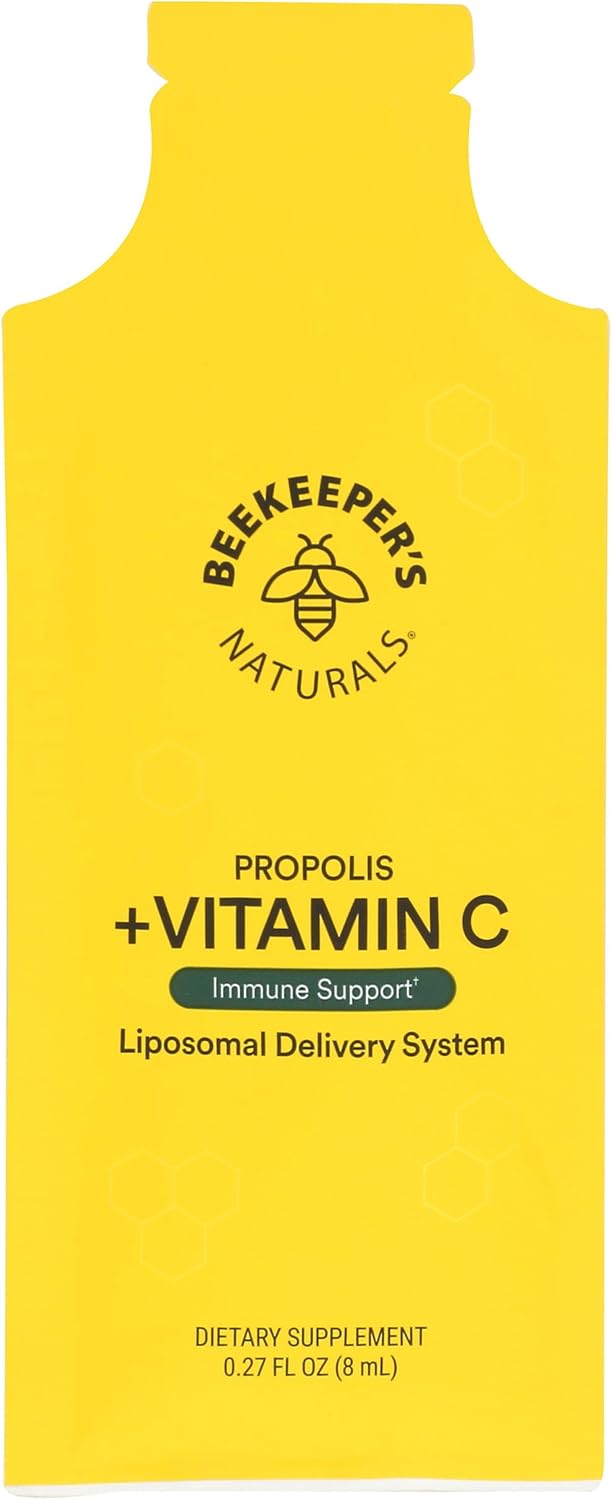 Propolis Liposomal with Vitamin C Single by Beekeeper's Naturals - 0.27 FZ